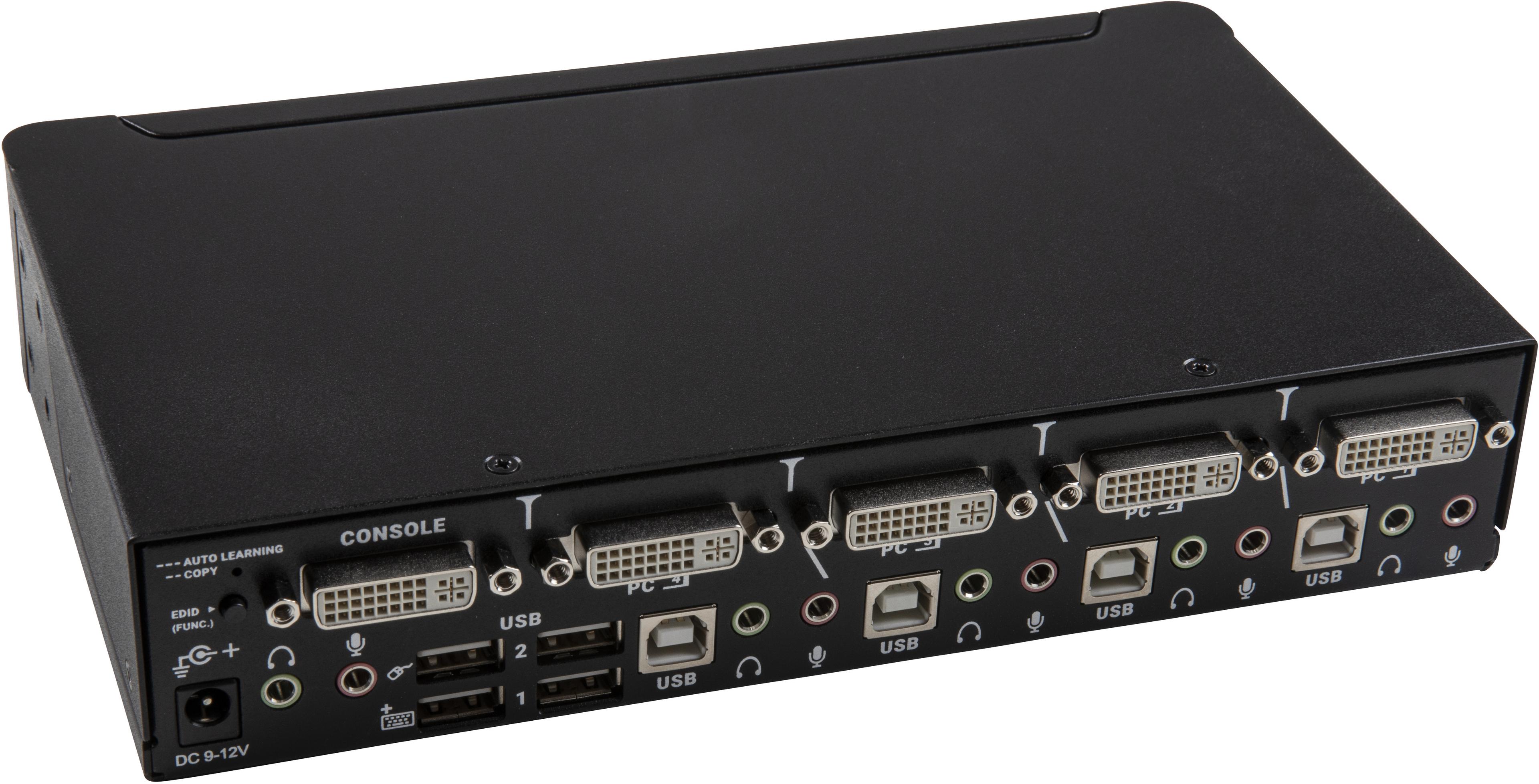 ARTICONA DVI-D 4-Port KVM-Switch