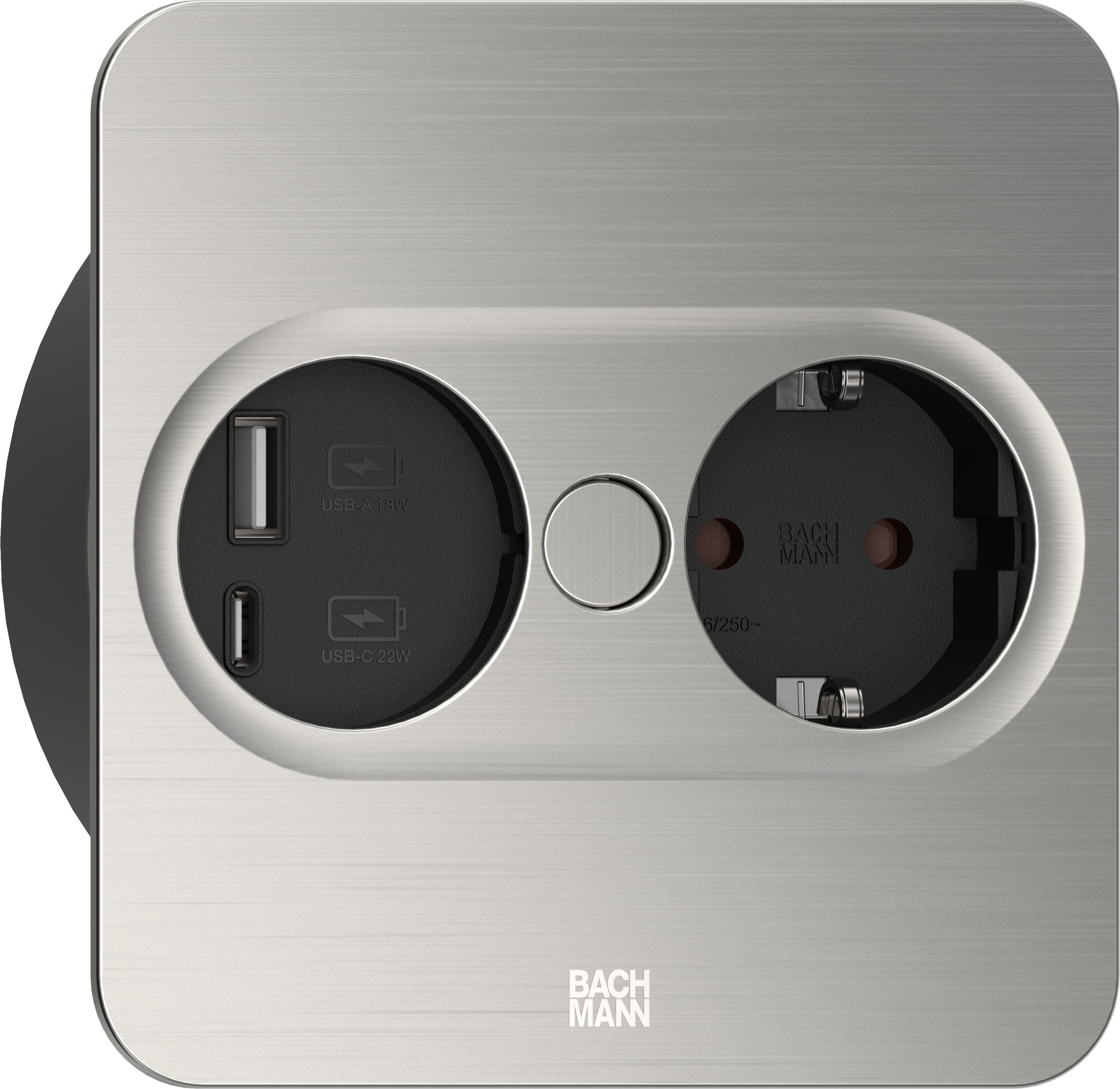 Presa multipla 1x + USB TWIST 2, 2 m