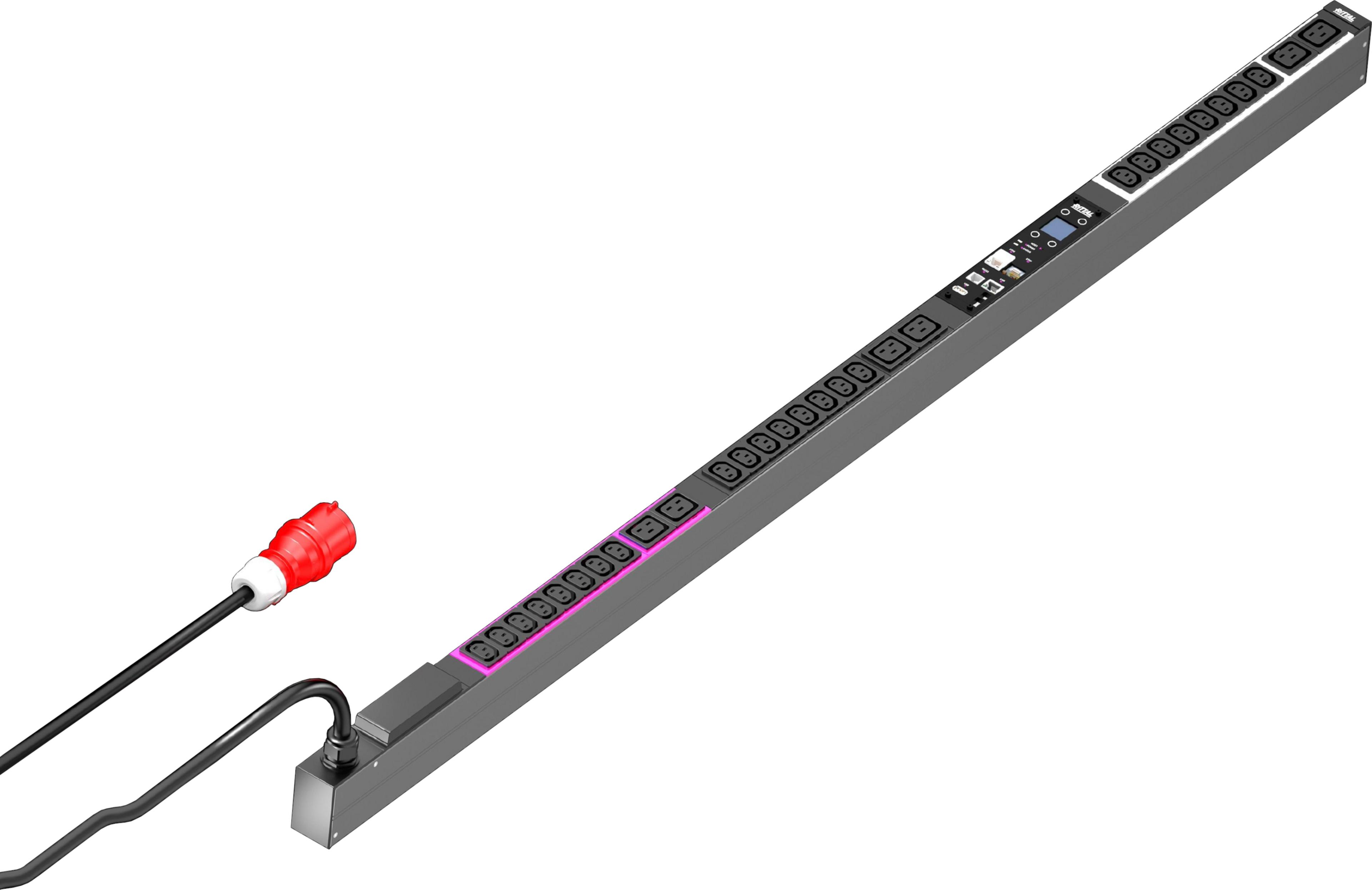 Rittal metered PDU, 3ph 16A, RCM