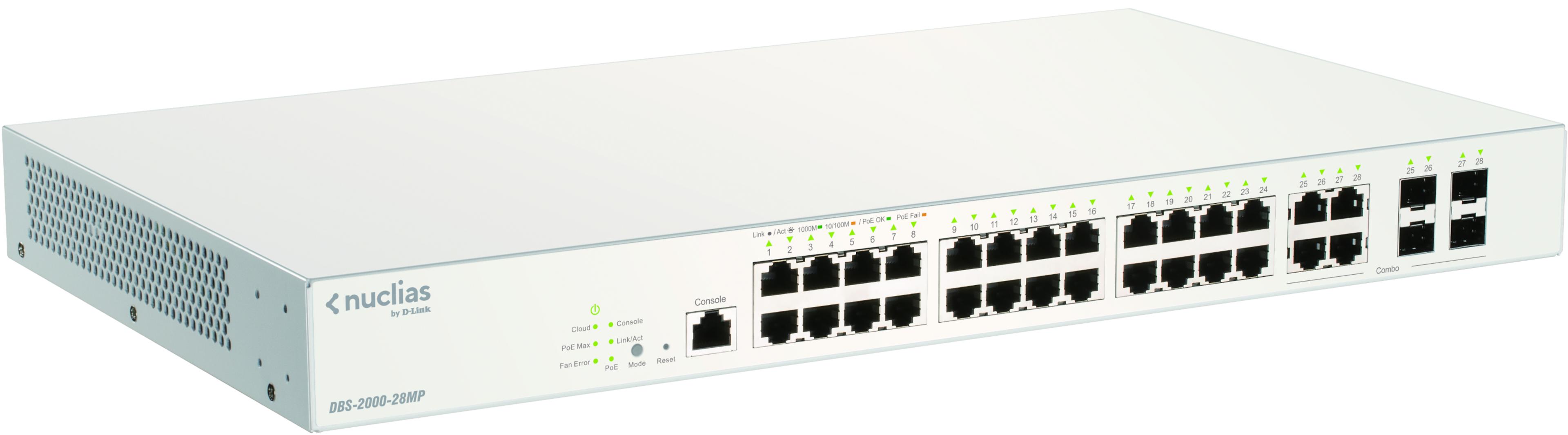 Nuclias DBS-2000-28MP PoE Switch
