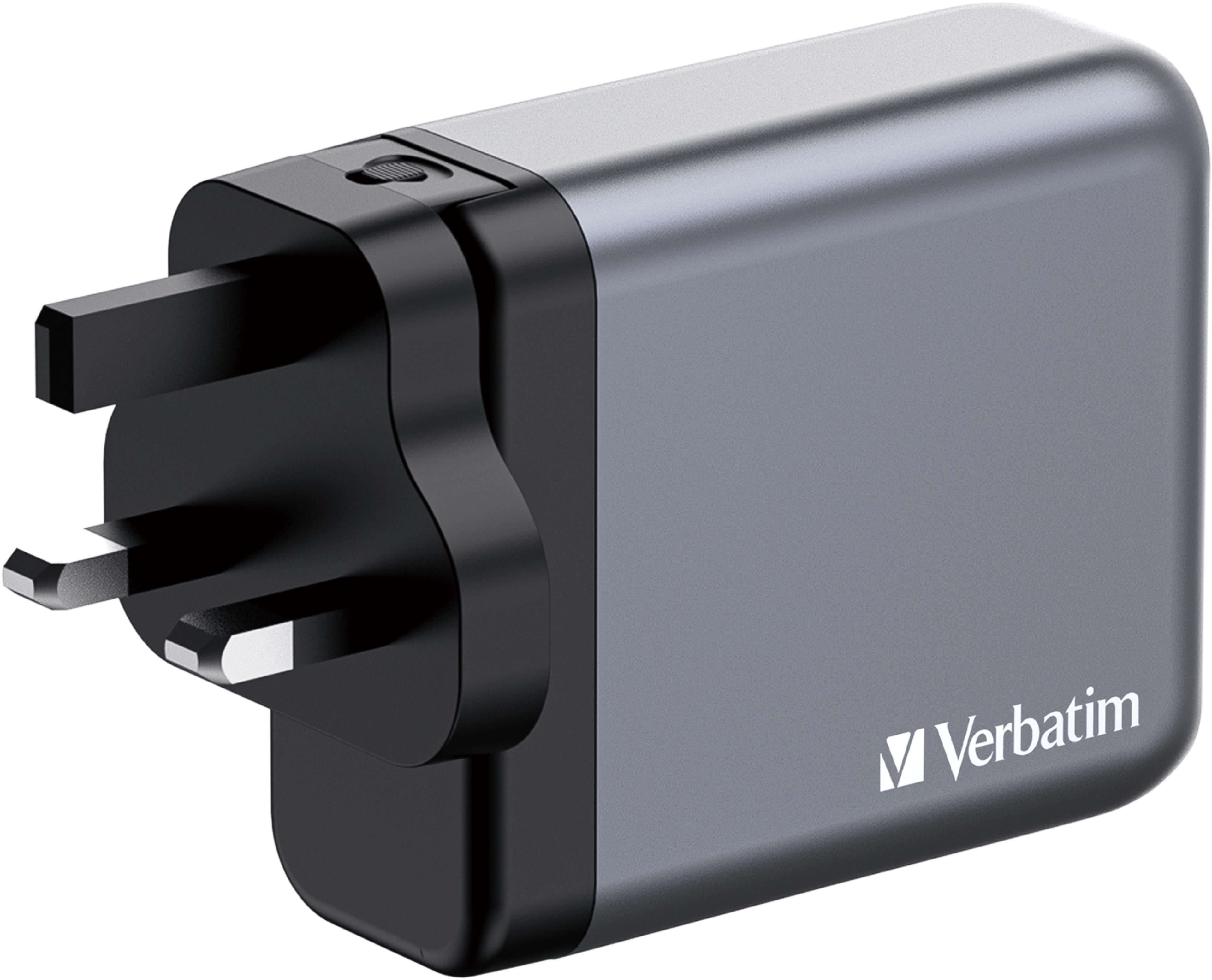 Verbatim 140 W 4-Port GaN Ladeadapter
