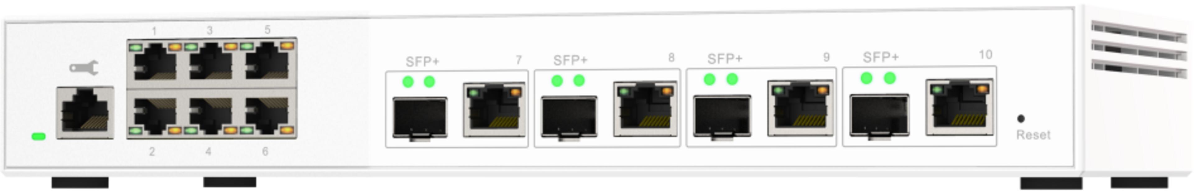QNAP QSW-2106-4C 10-Port 2,5GbE Switch