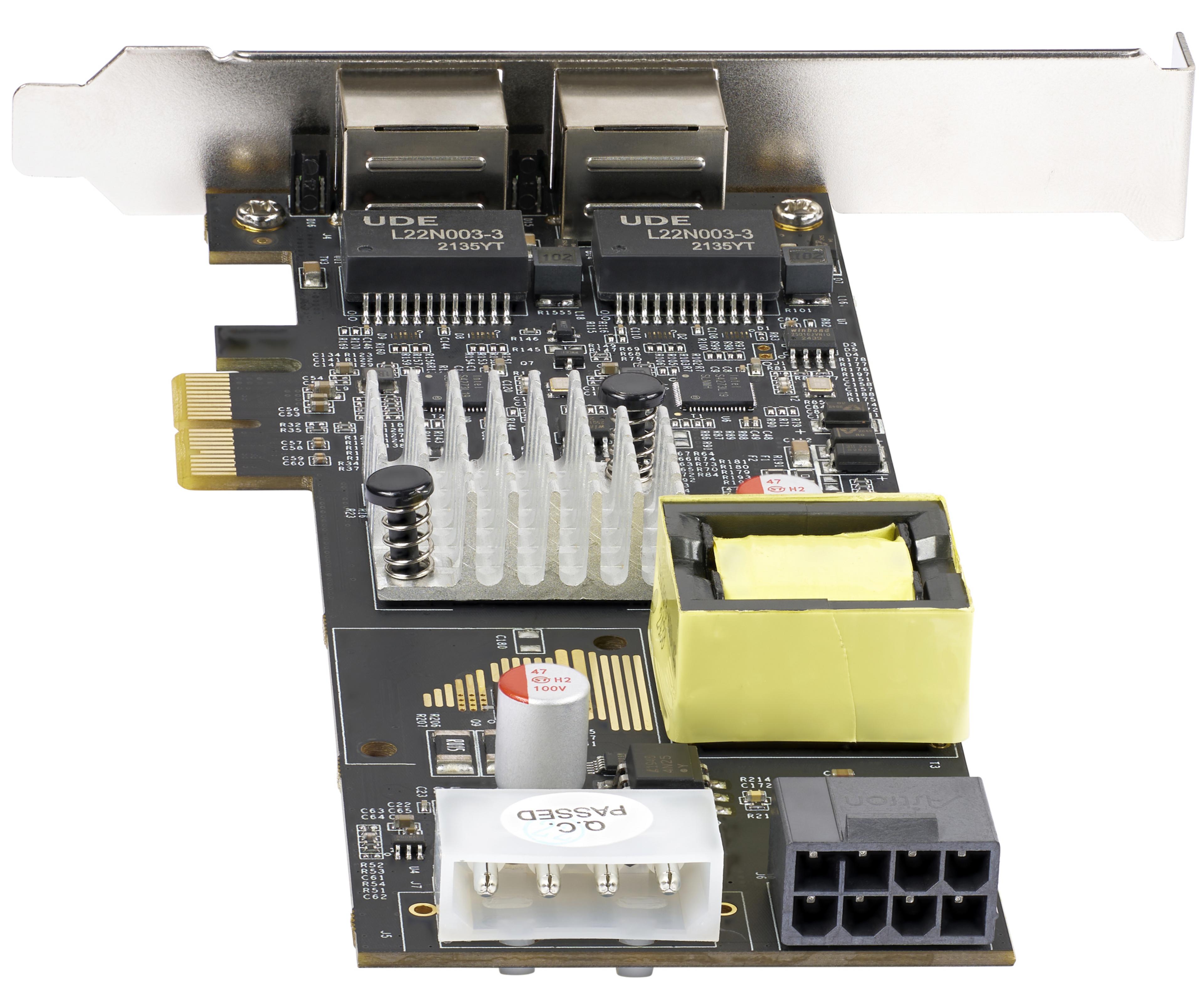 Carte réseau PoE StarTech 2prts 2,5Gbits