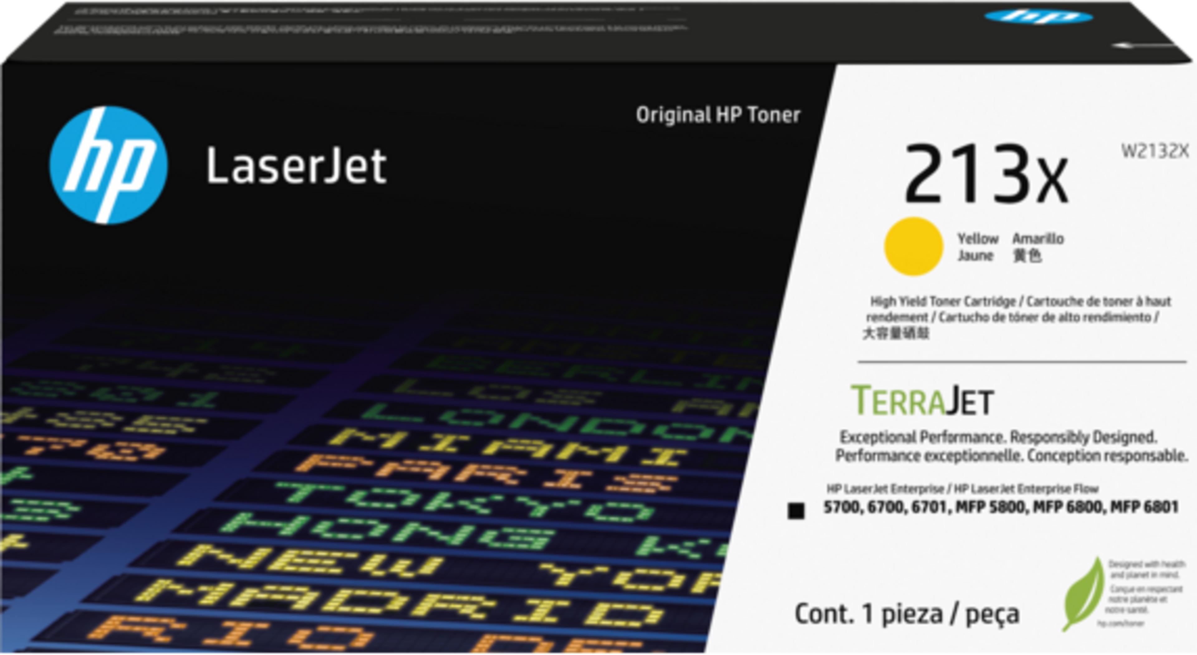 HP 213X Toner gelb