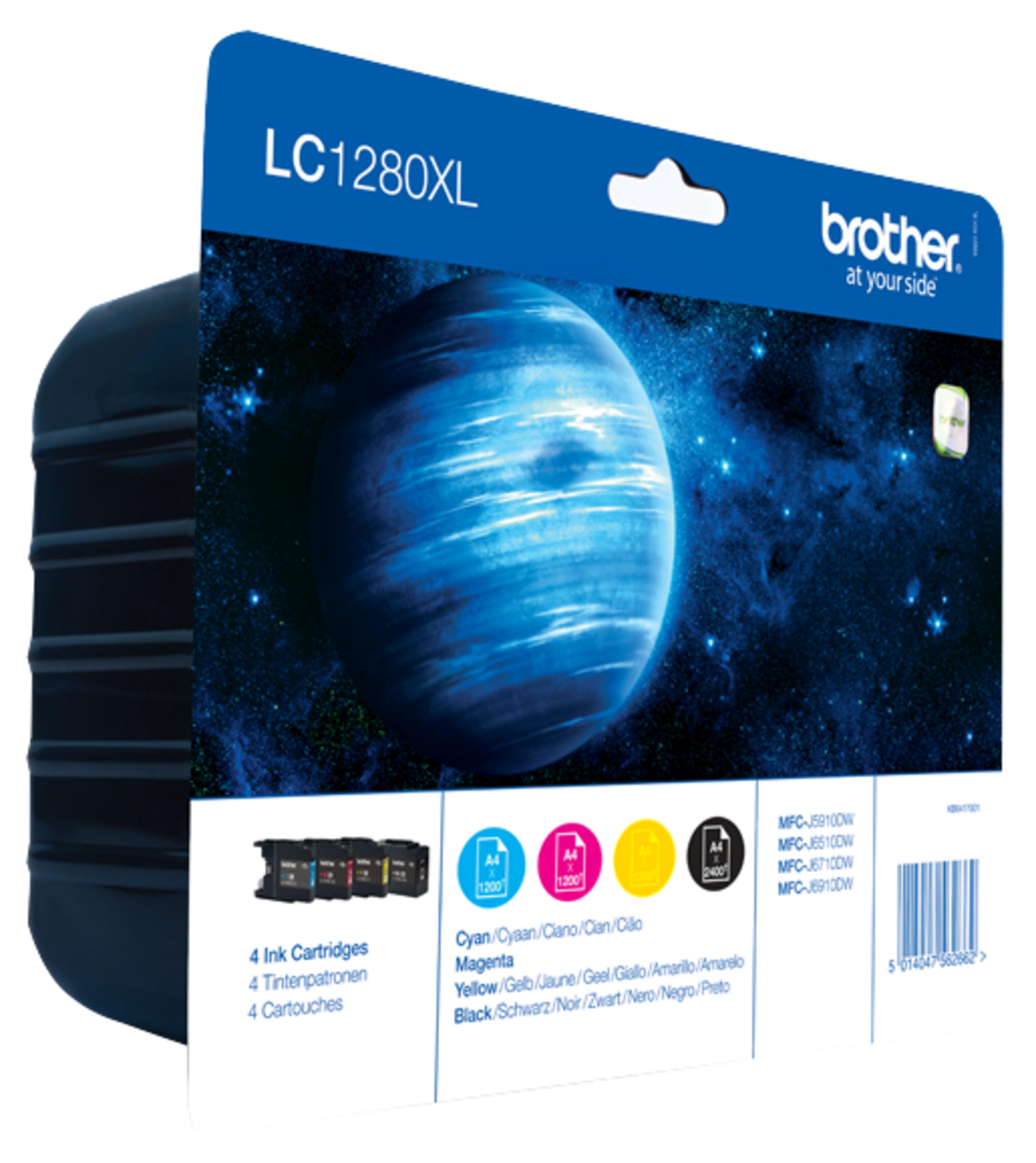 Brother LC-1280XL Ink BK/C/Y/M