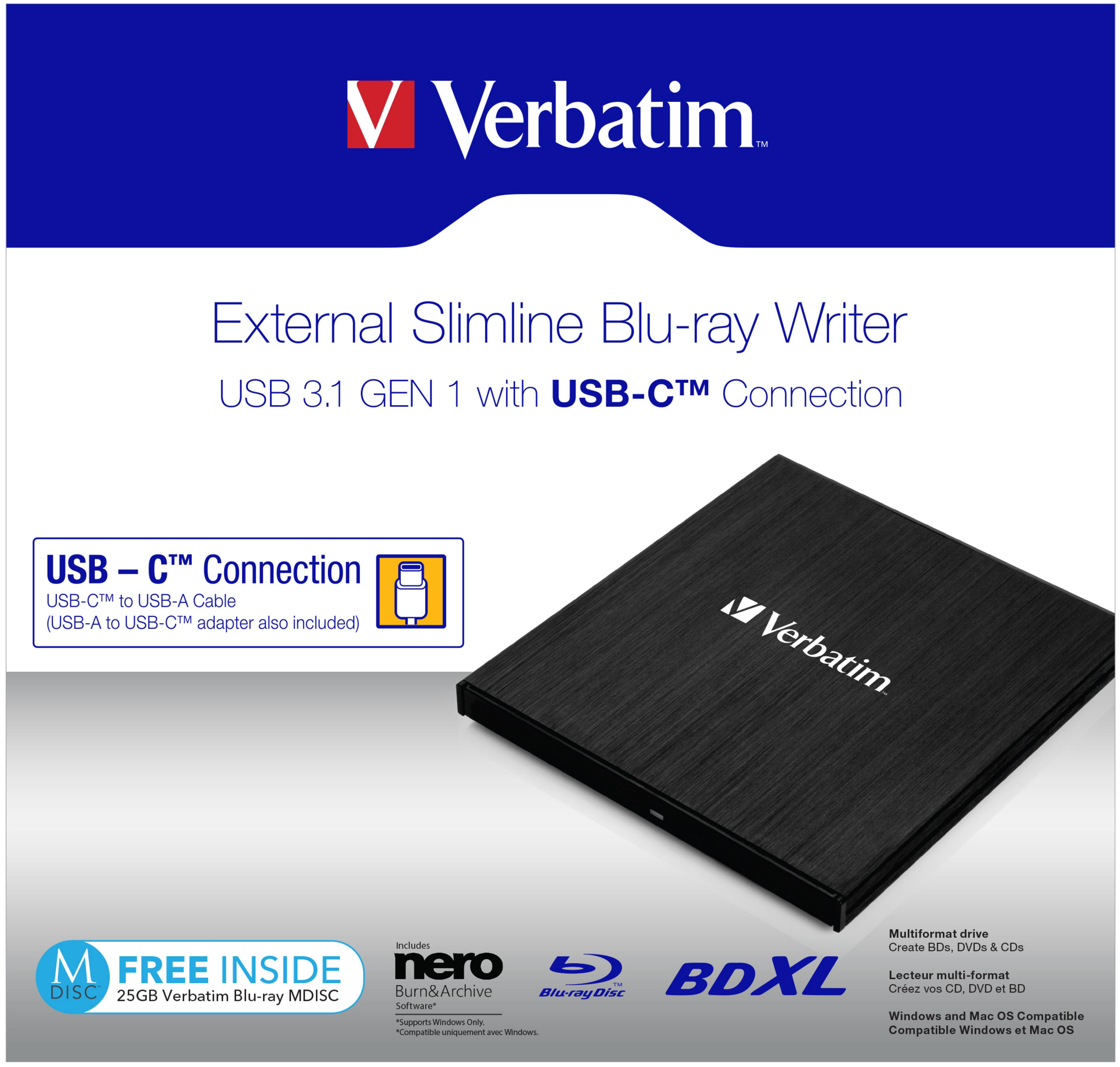 Verbatim SlimLine Blu-ray Burner