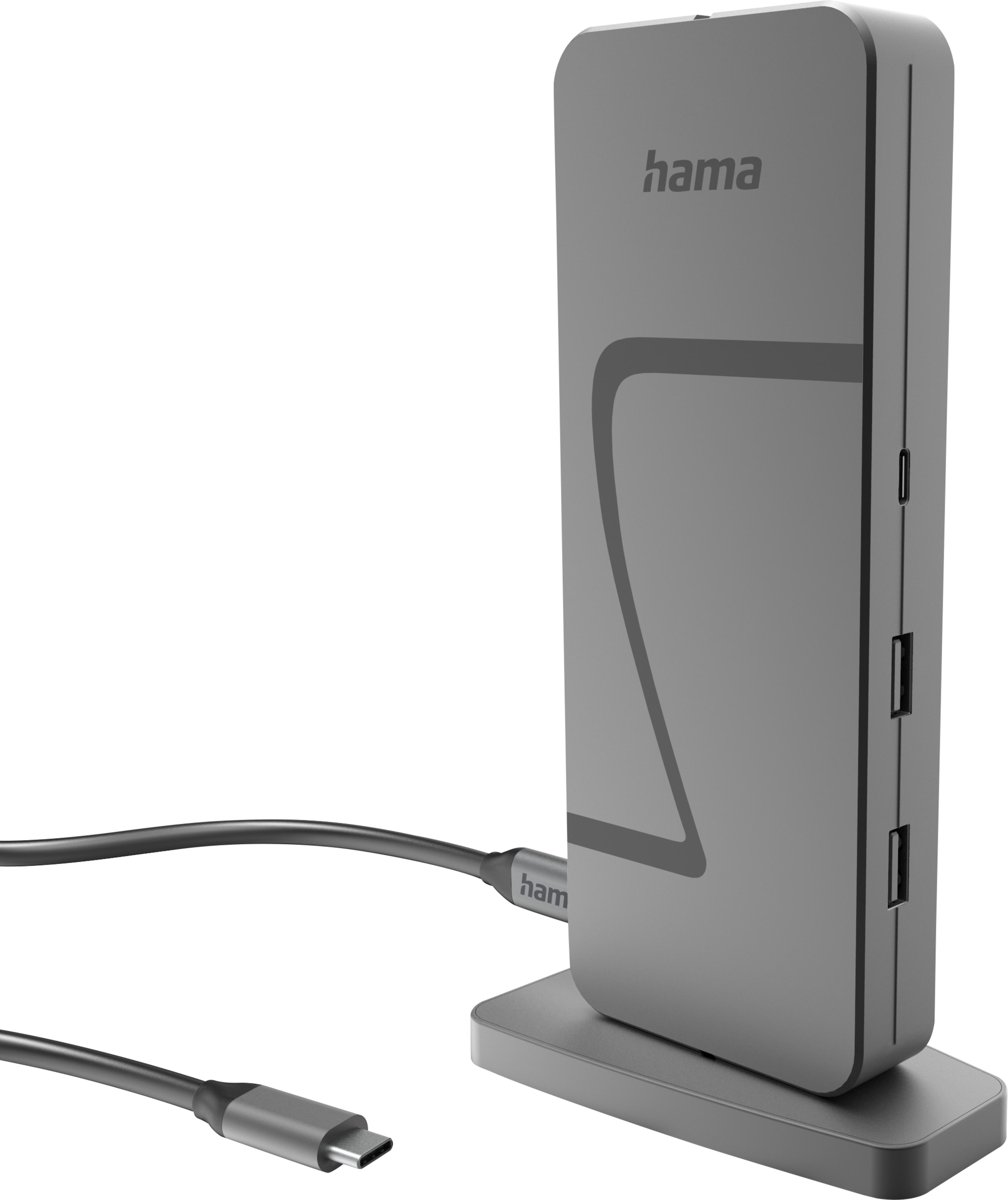 Docking USB-C - HDMI+DP+USB-C Hama