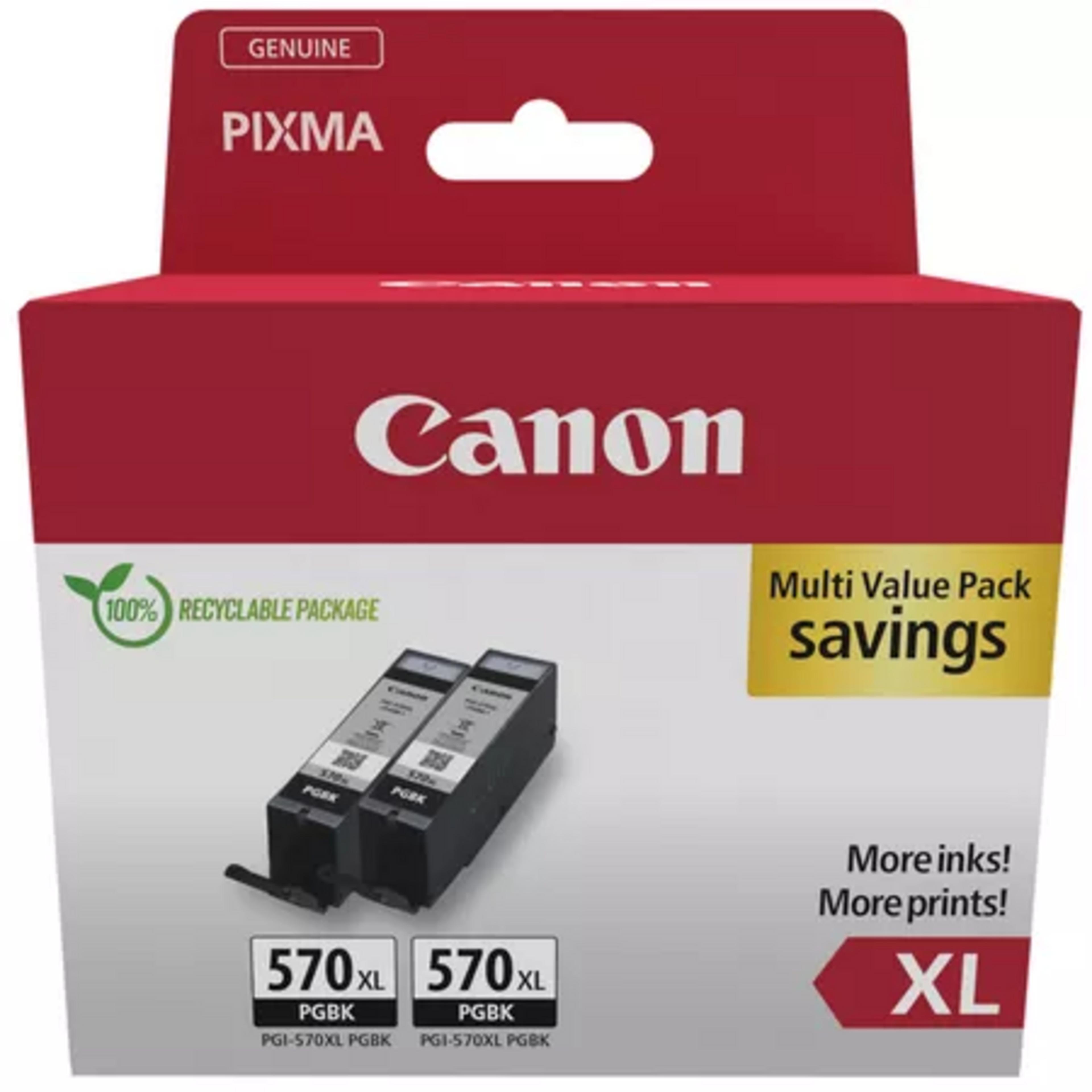 Canon PGI-570BK XL Ink Double-pack