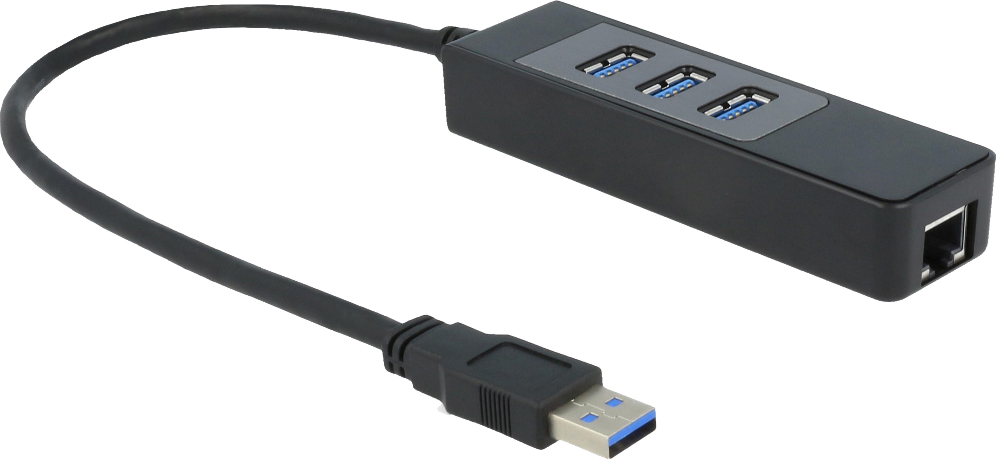 ARTICONA USB Hub 3.0 3-Port + RJ45