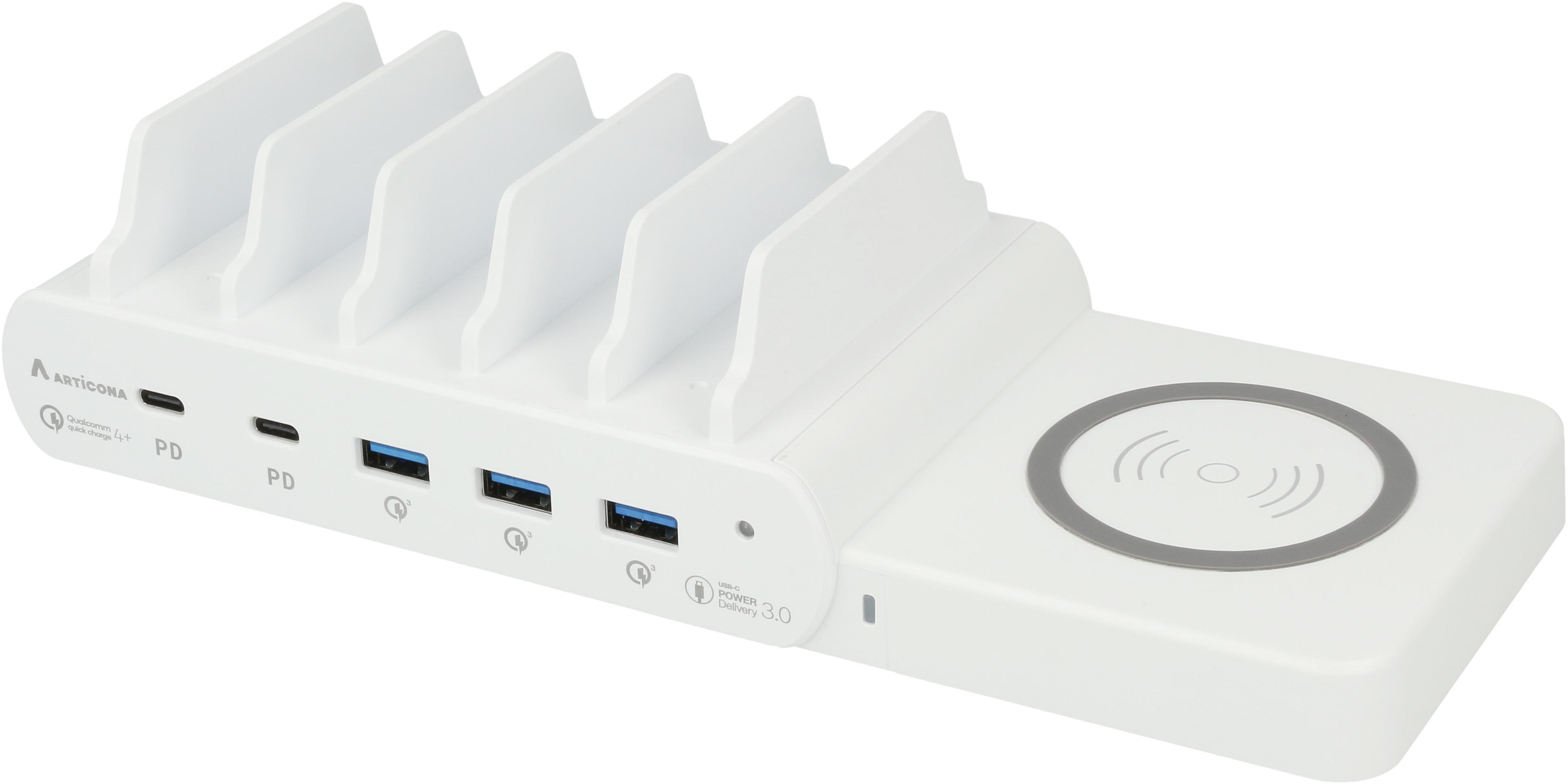 ARTICONA USB C/A vez. nélk. töltőállomás