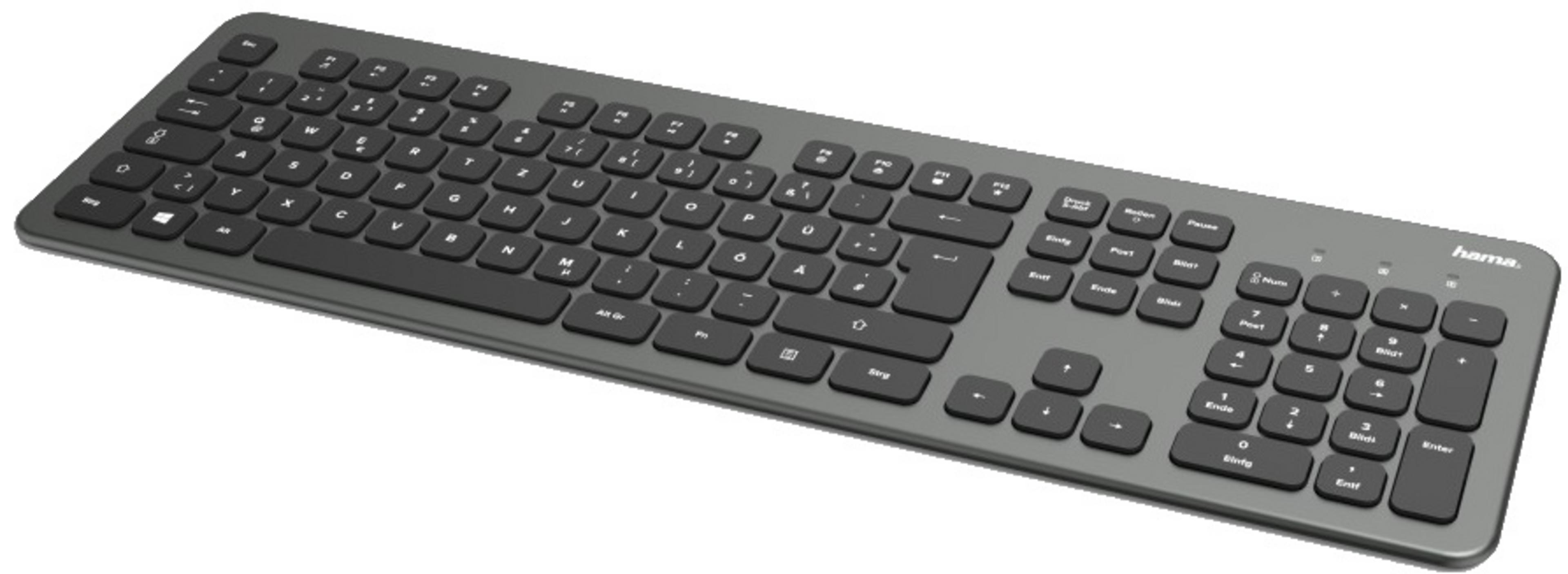 Clavier Hama KW-700 anthracite/noir