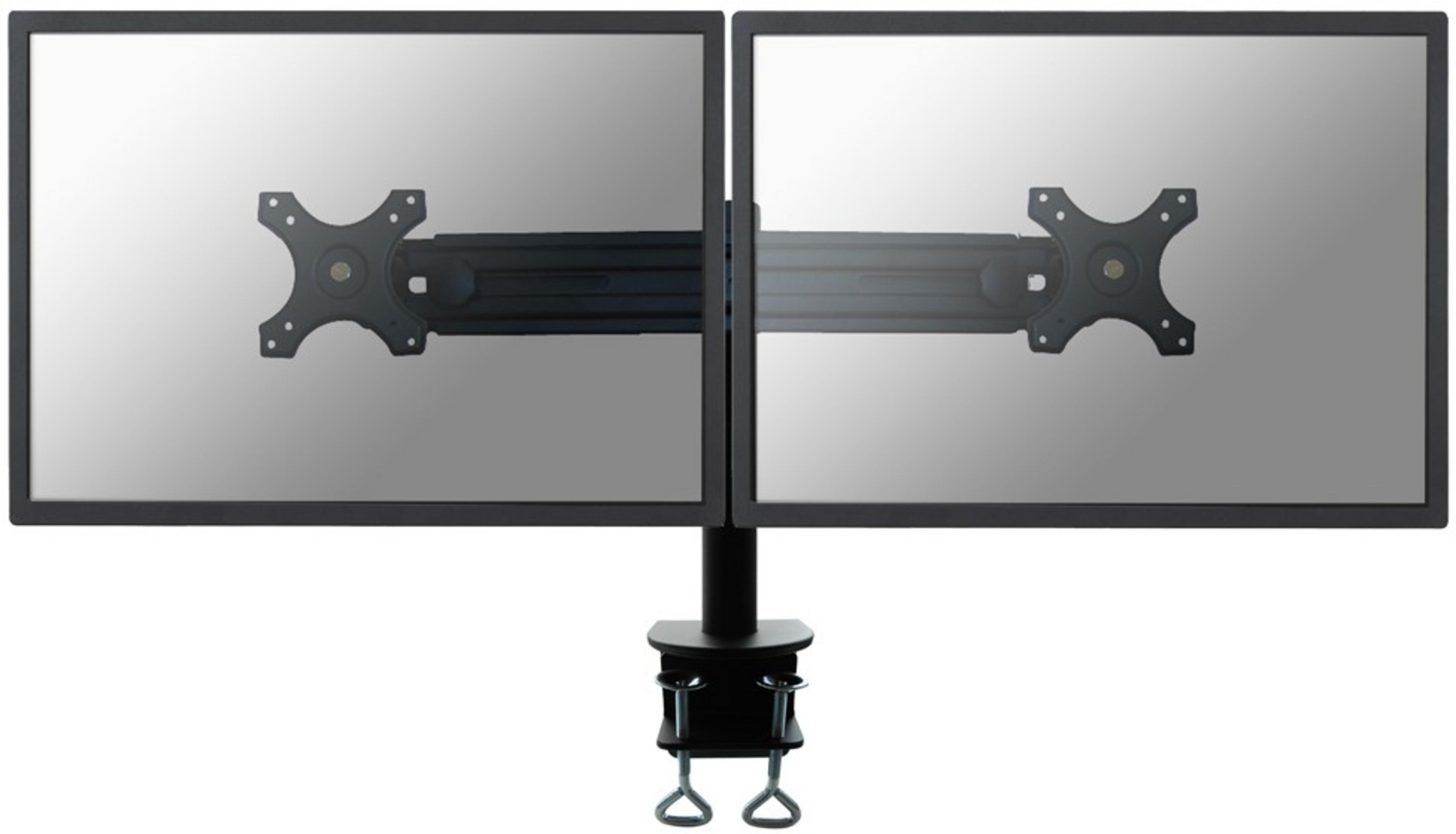 Neomounts Dual Monitor Arm Desk Black