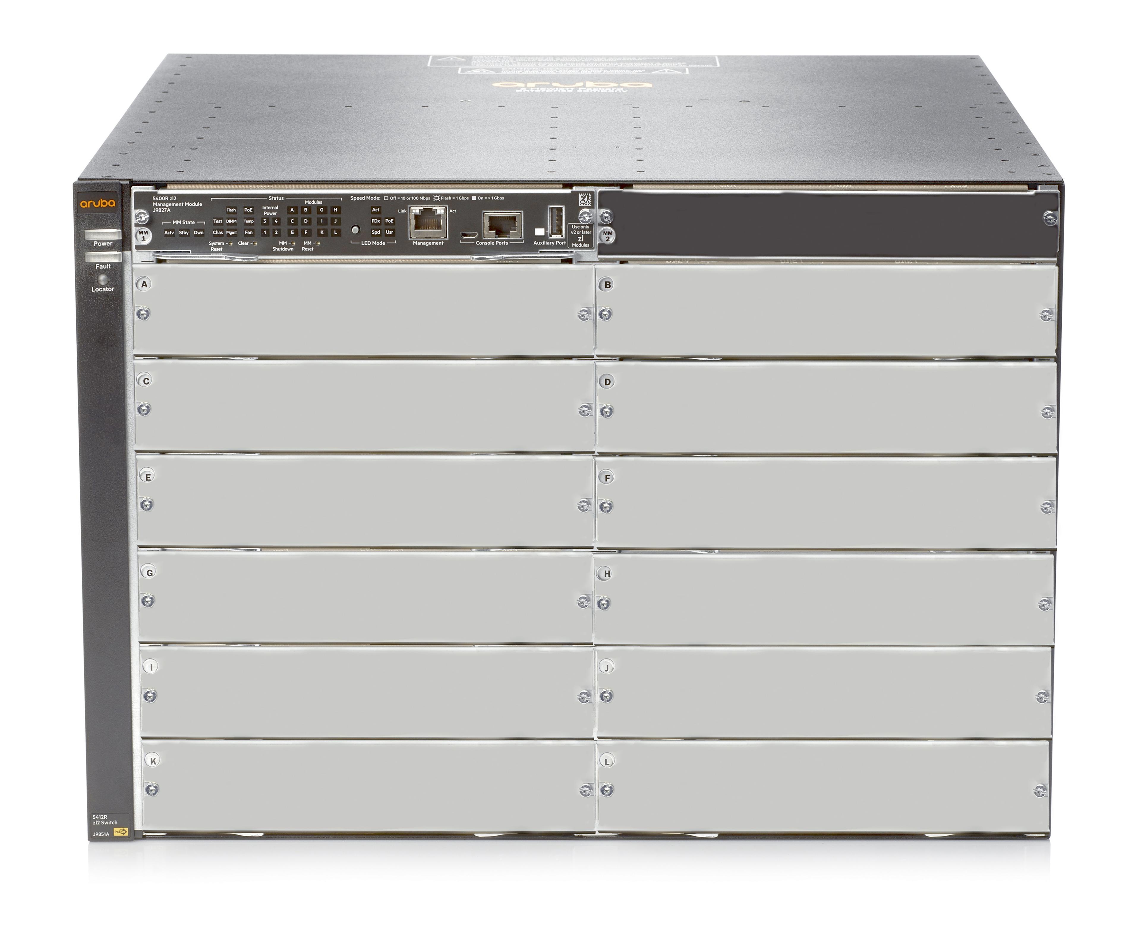 HPE Aruba 5412R zl2 Switch Chassis