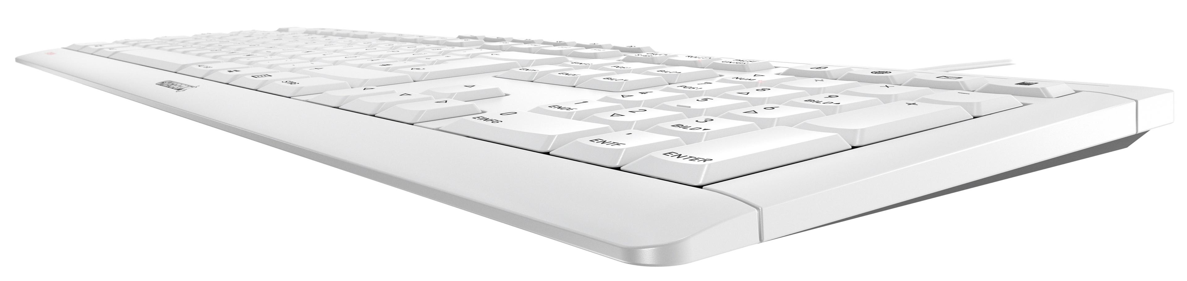 CHERRY STREAM KEYBOARD White Grey