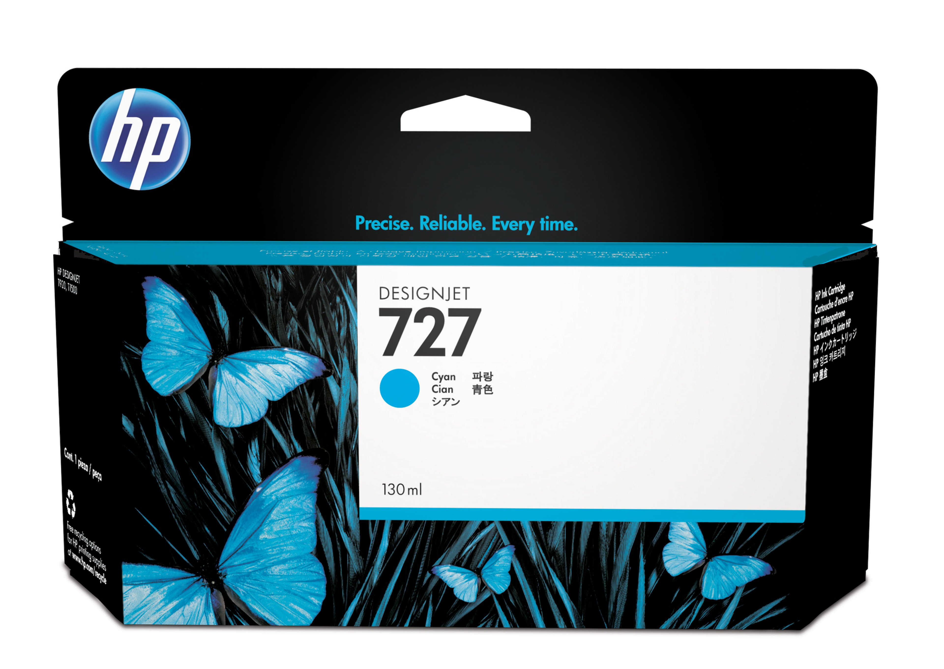 HP 727 Ink 130 ml Cyan