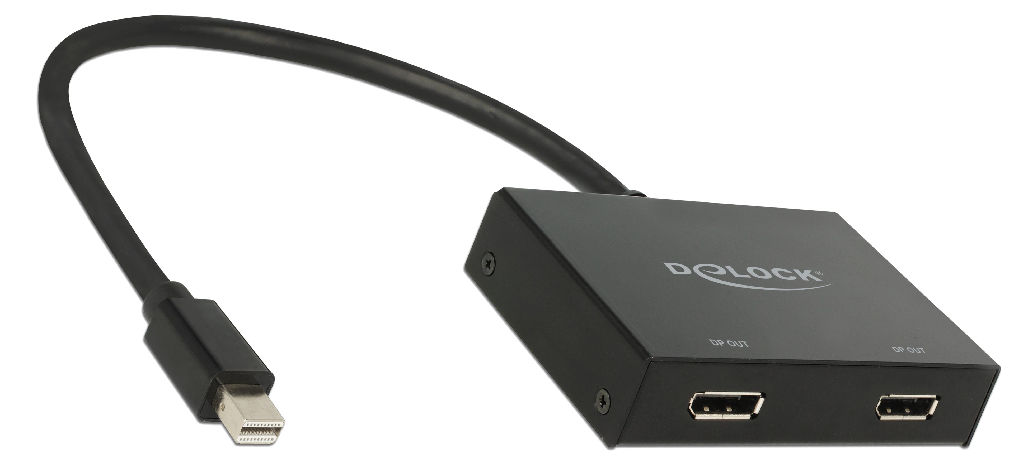 Delock Mini DP-DP Splitter 1:2 4K