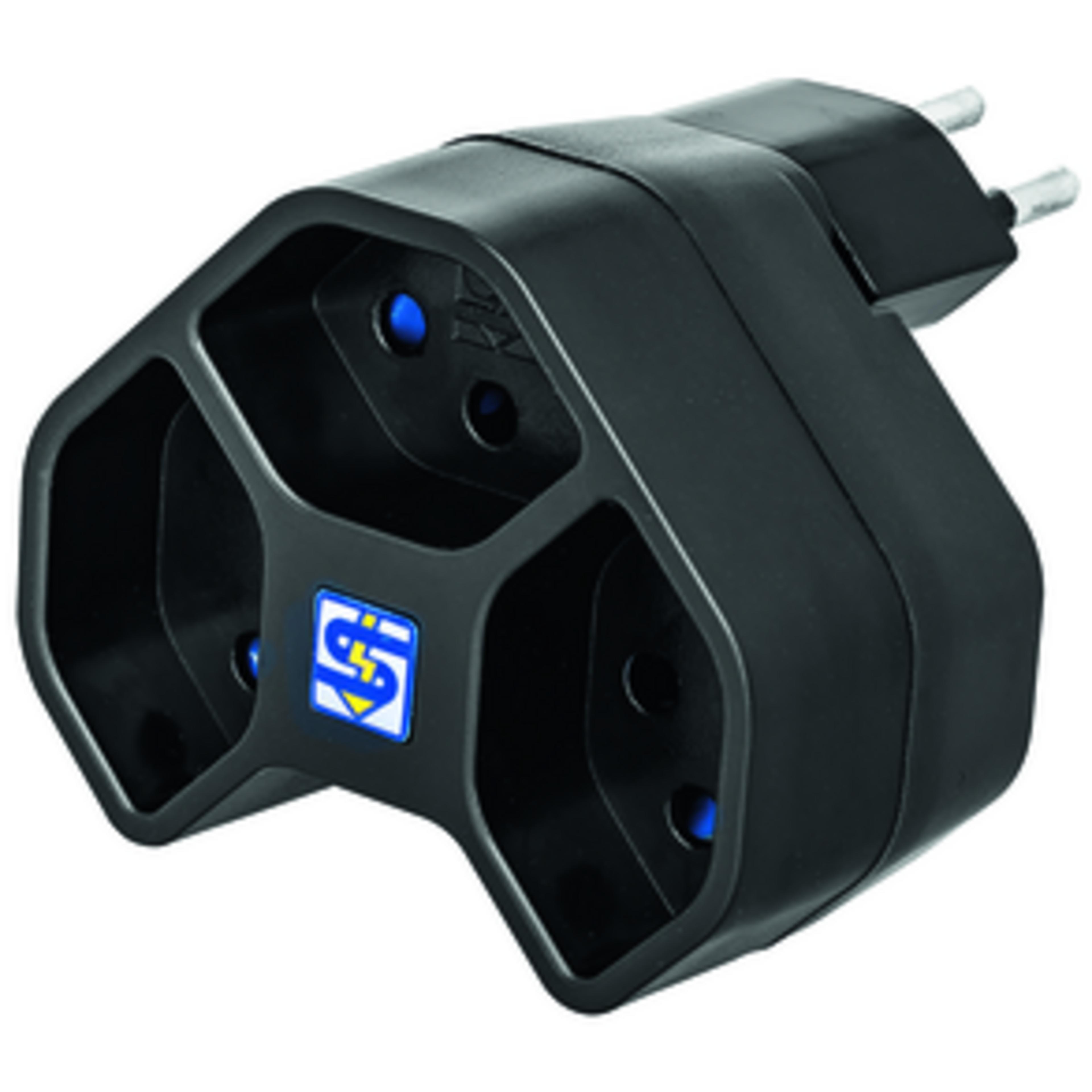 Steffen Adapter Manta 3xT3 Rotat. Black