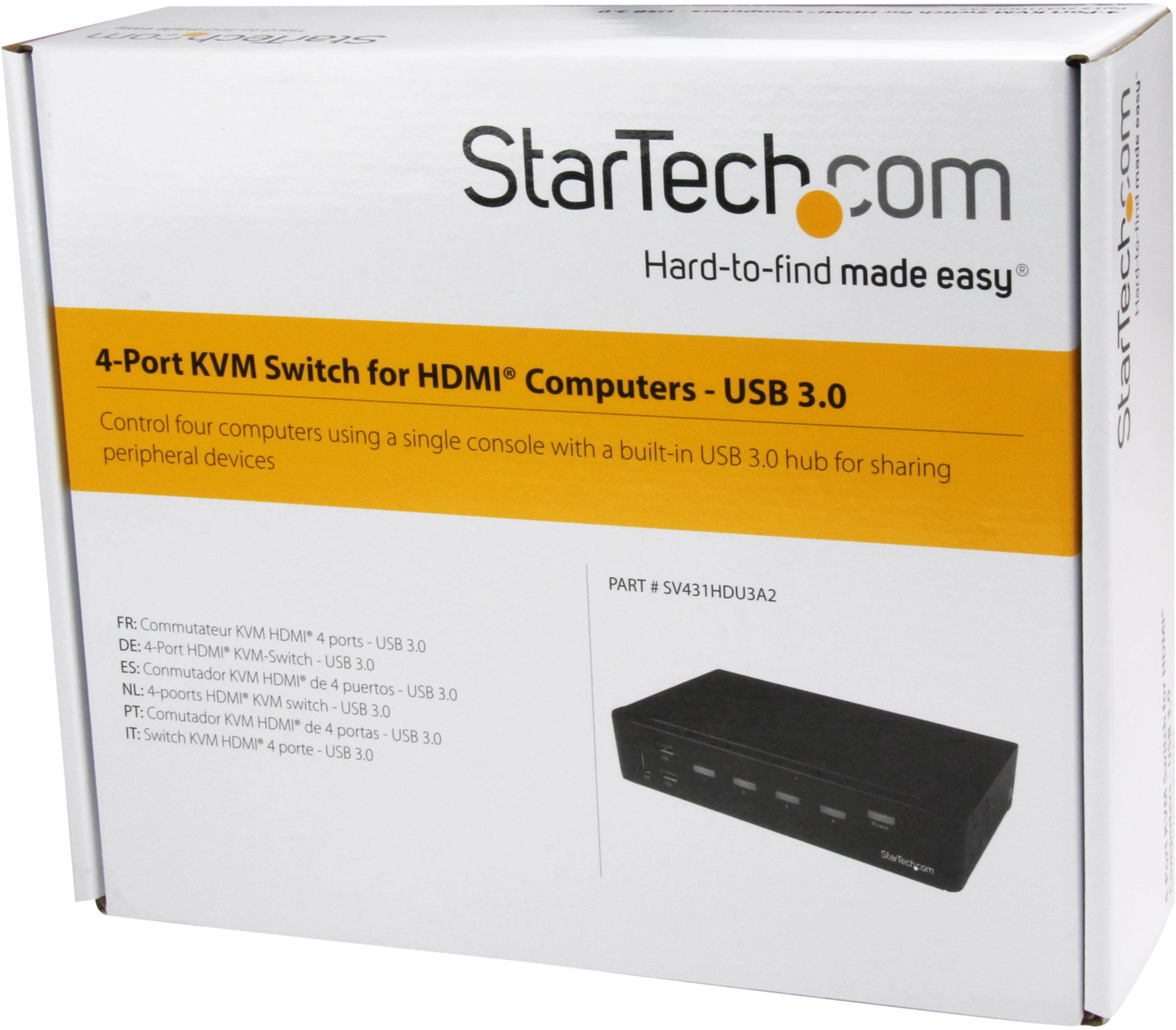 StarTech KVM Switch 4-port HDMI