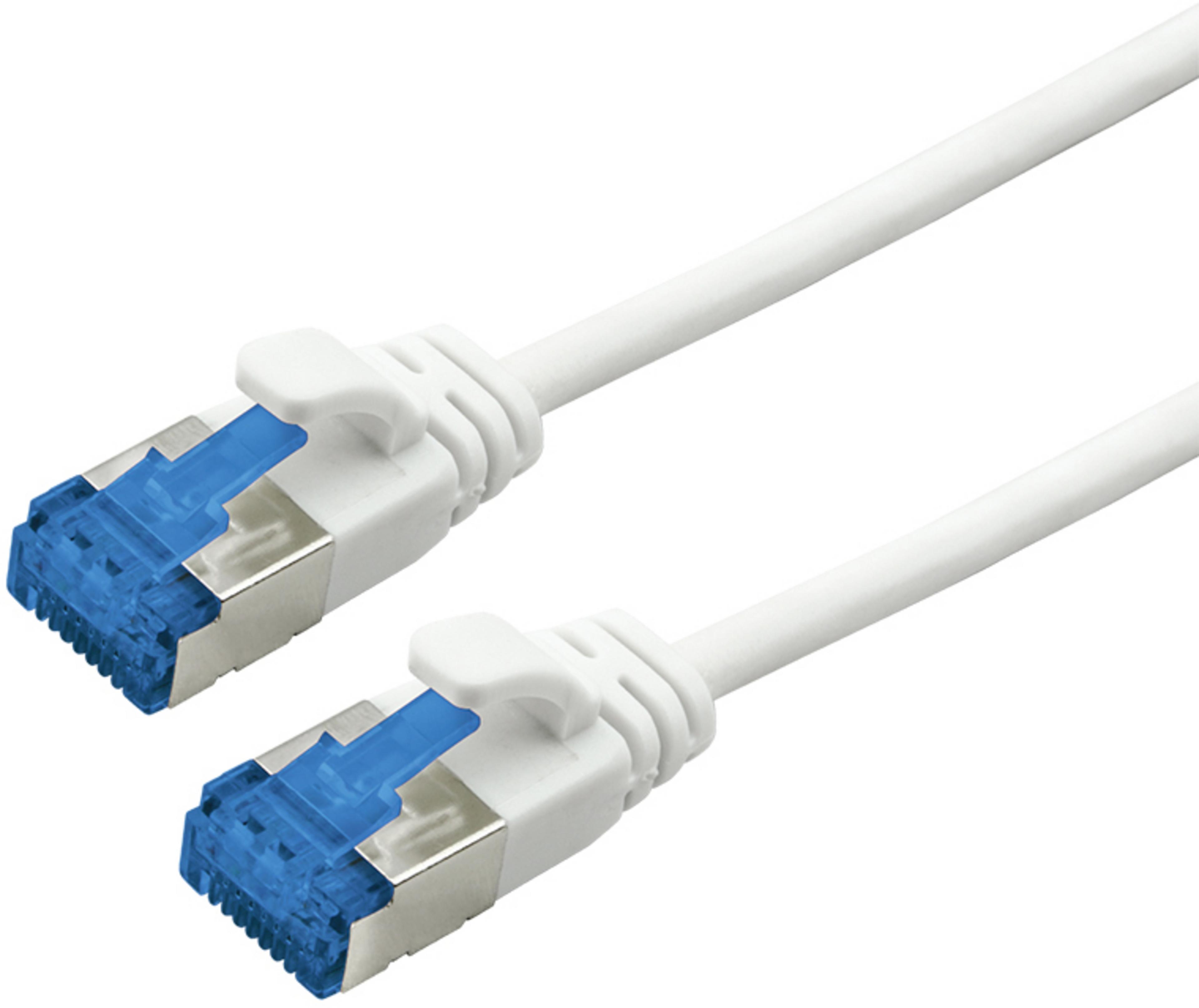 Patch kabel RJ45 U/FTP Cat6a 2 m bílý