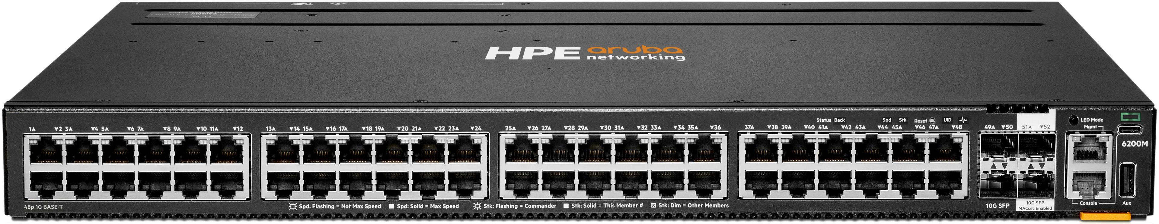 HPE Aruba 6200M 48G 4SFP+ Switch
