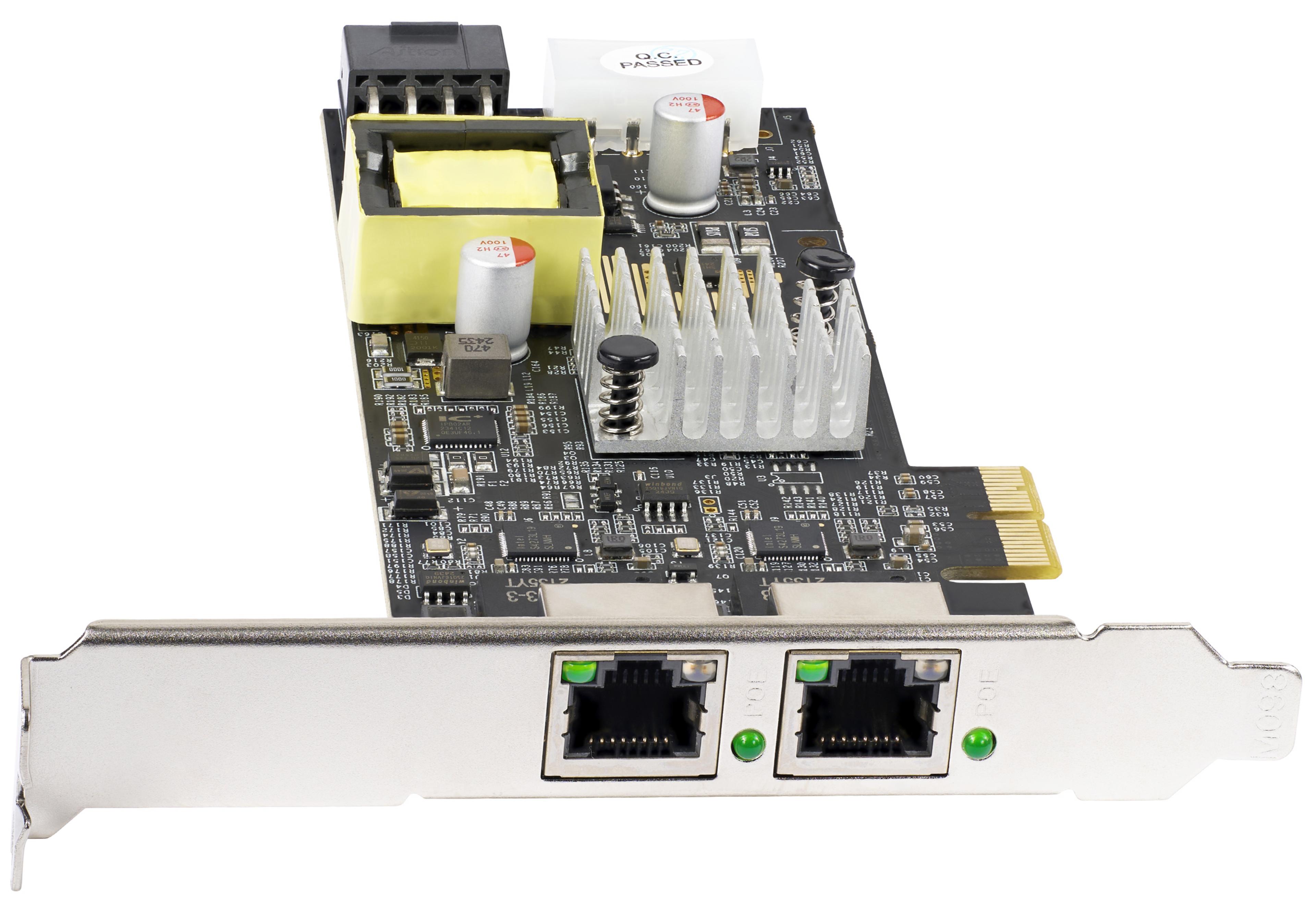 Carte réseau PoE StarTech 2prts 2,5Gbits