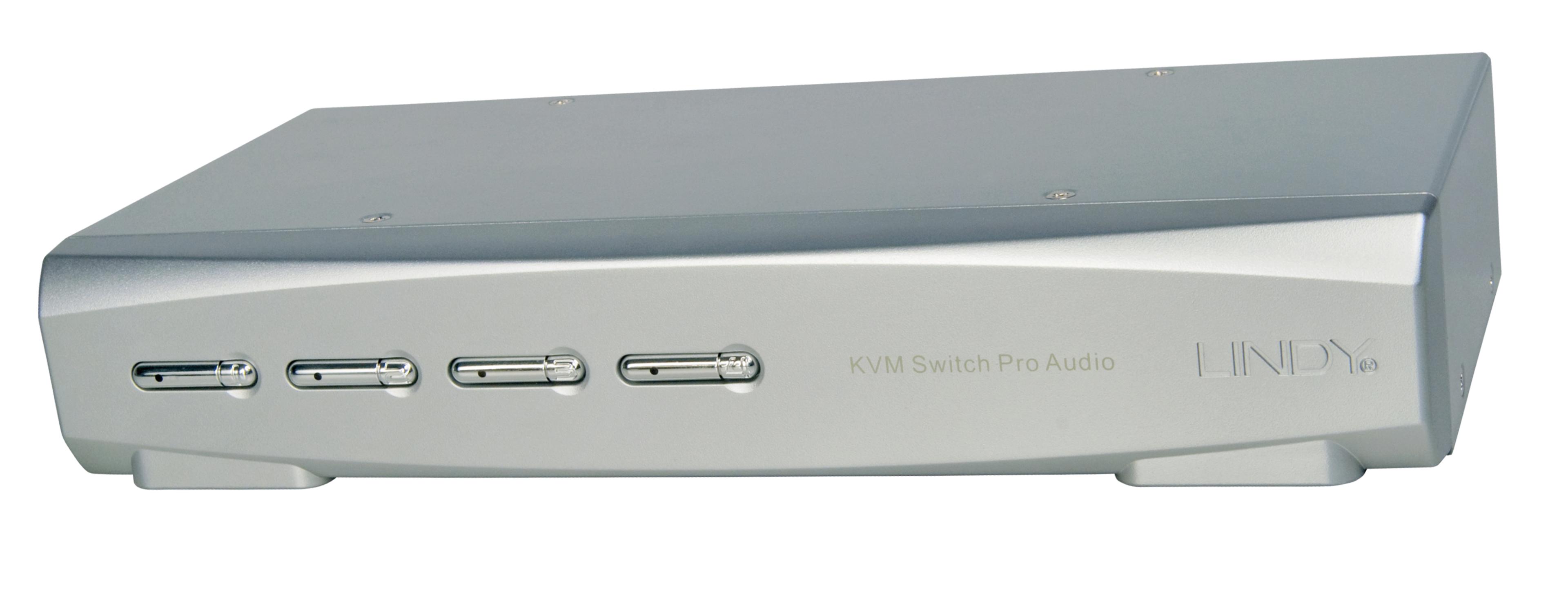 LINDY KVM Switch Pro 4-port DisplayPort
