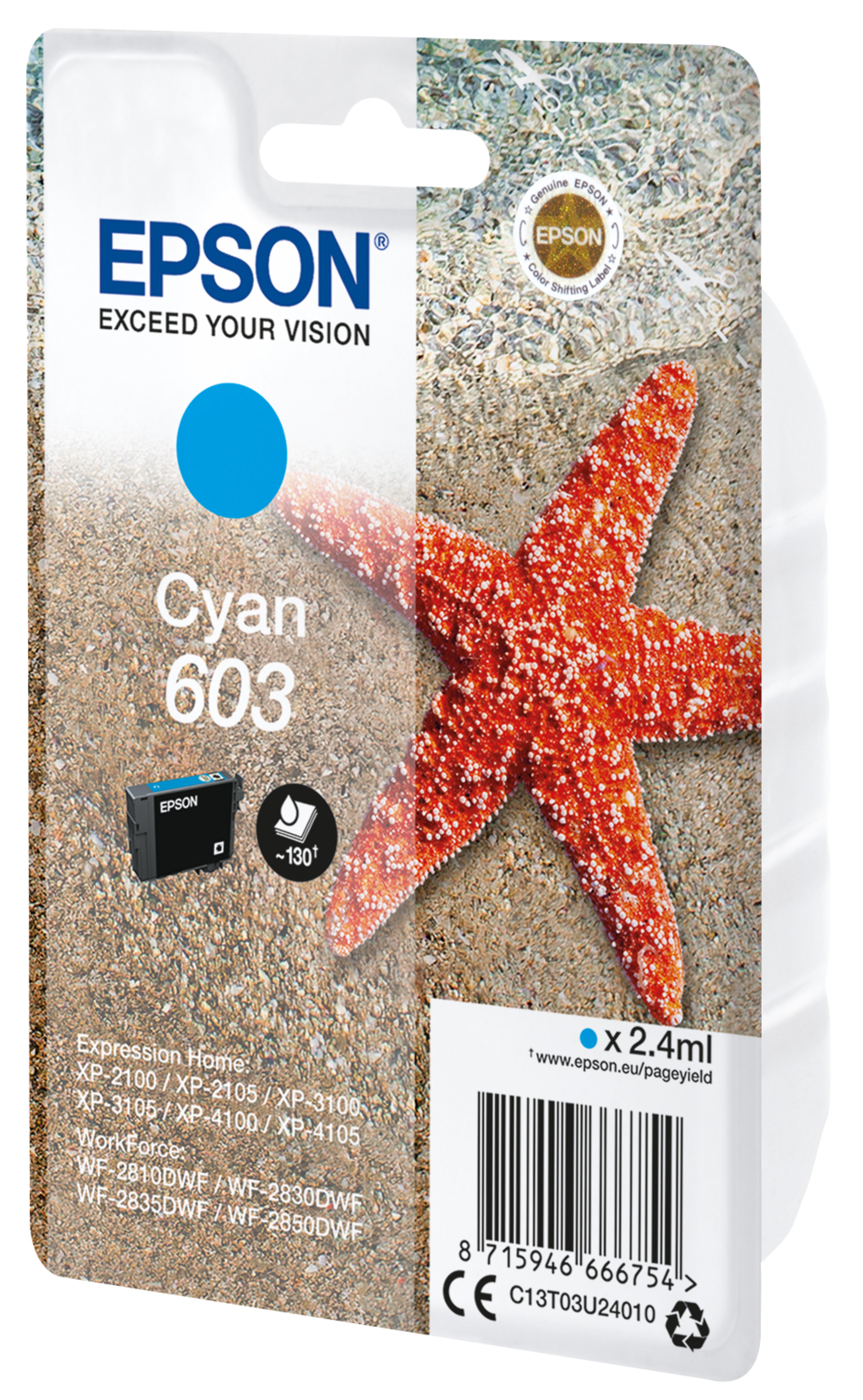 Encre Epson 603, cyan