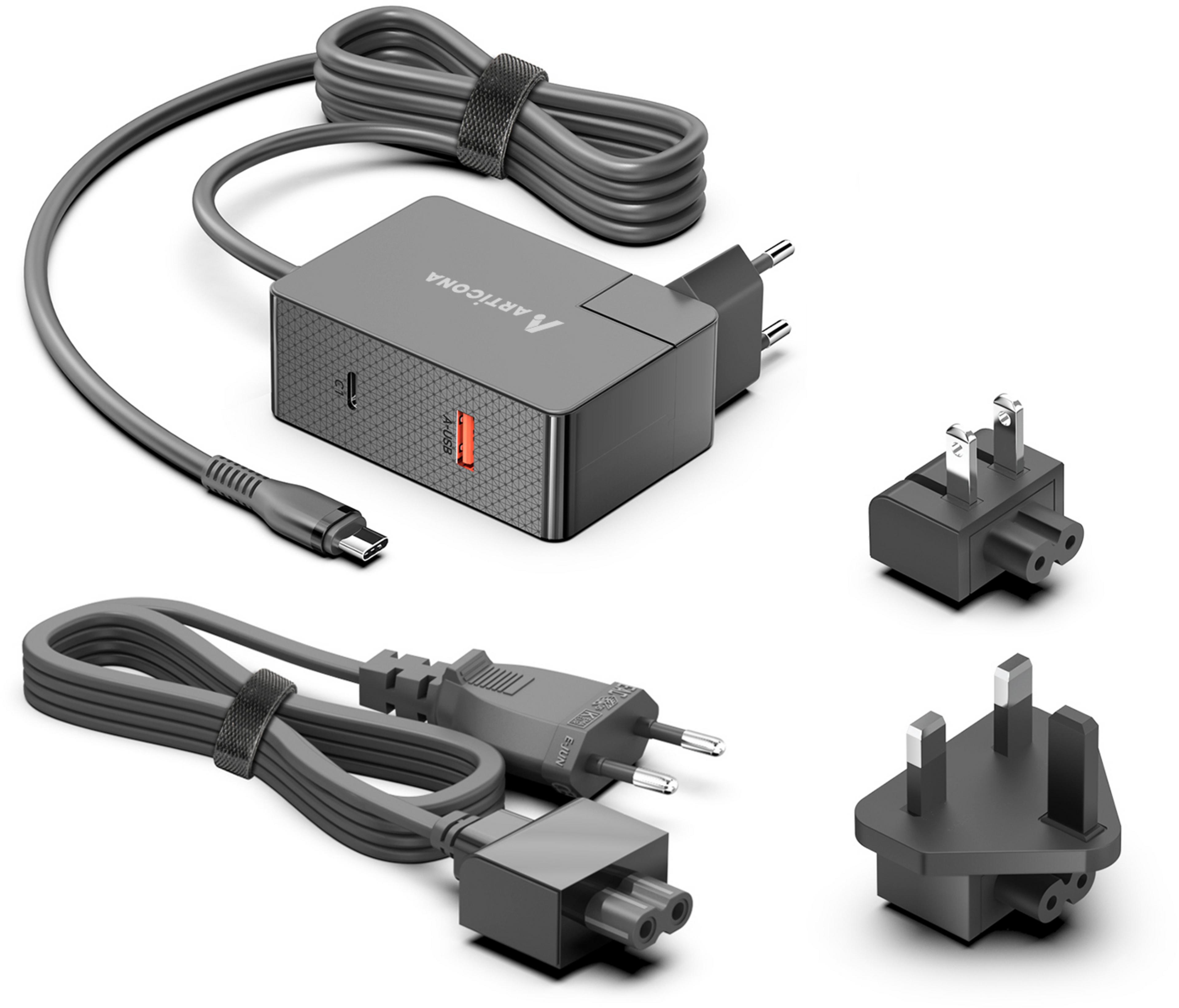 ARTICONA USB-C/A 100 W Reise-Netzteil