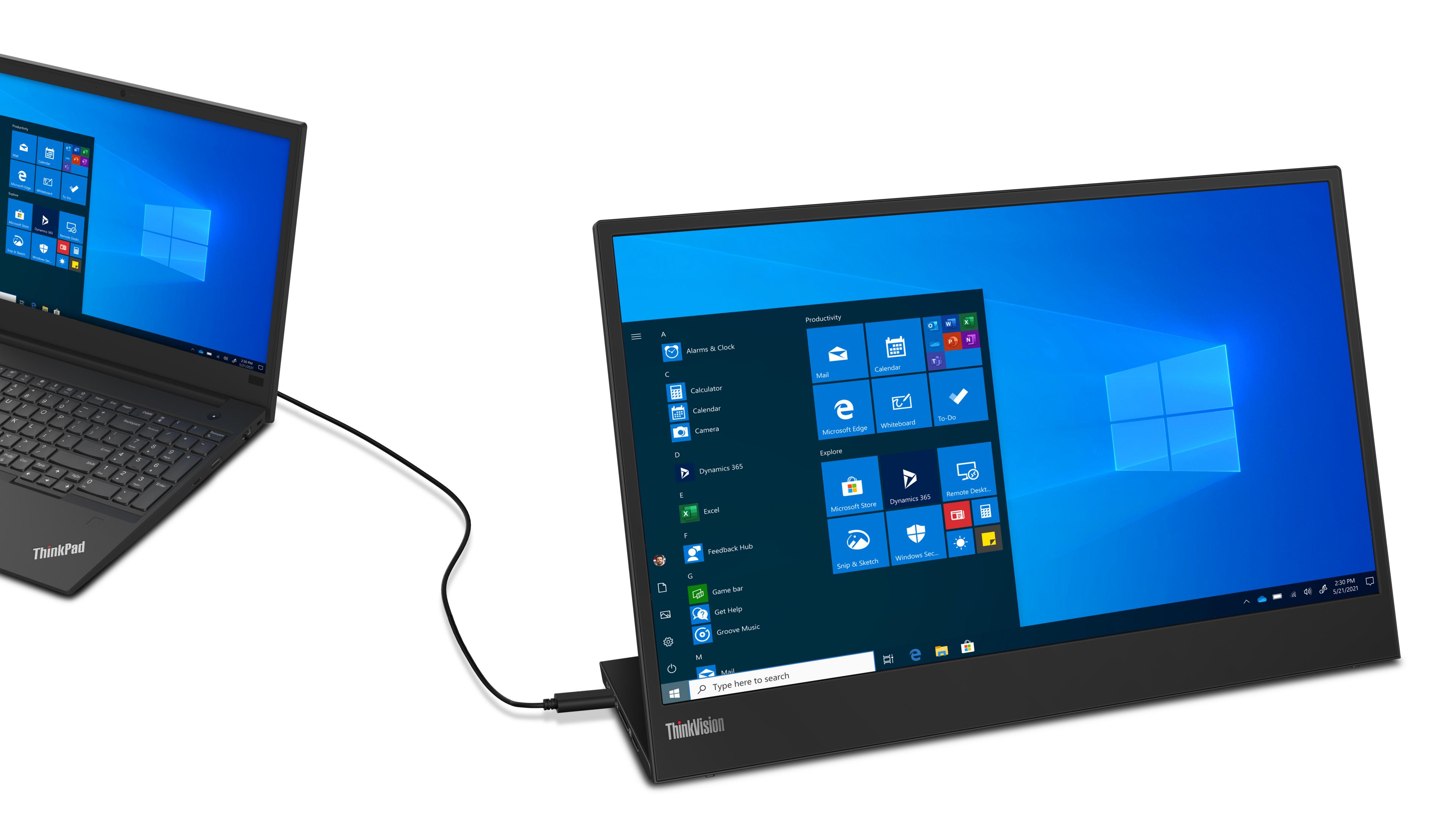 Lenovo ThinkVision M15 Portable Monitor