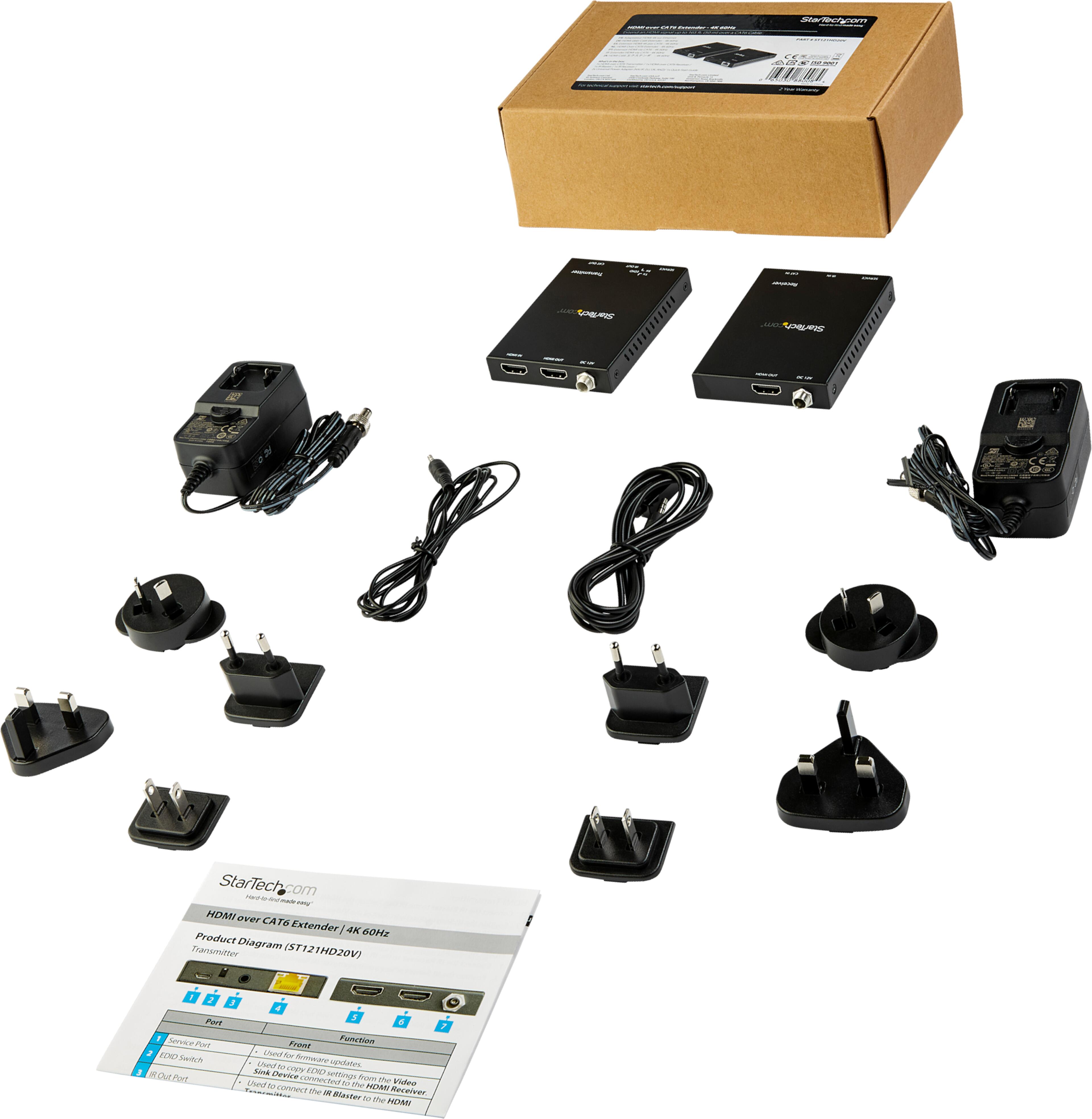 StarTech HDMI Cat6 Extender 50m