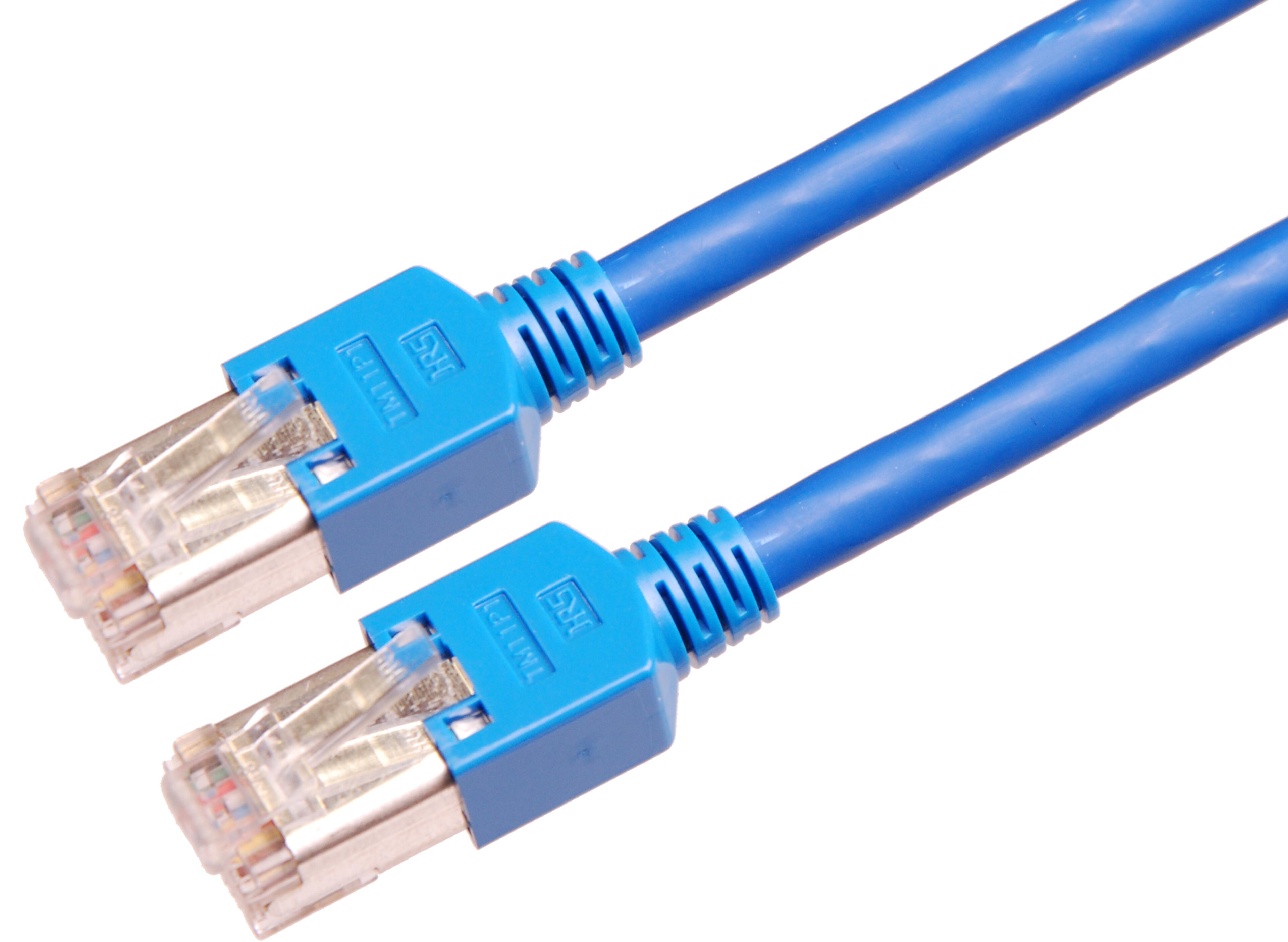 Patch Cable RJ45 S/FTP Cat5e 12m Blue