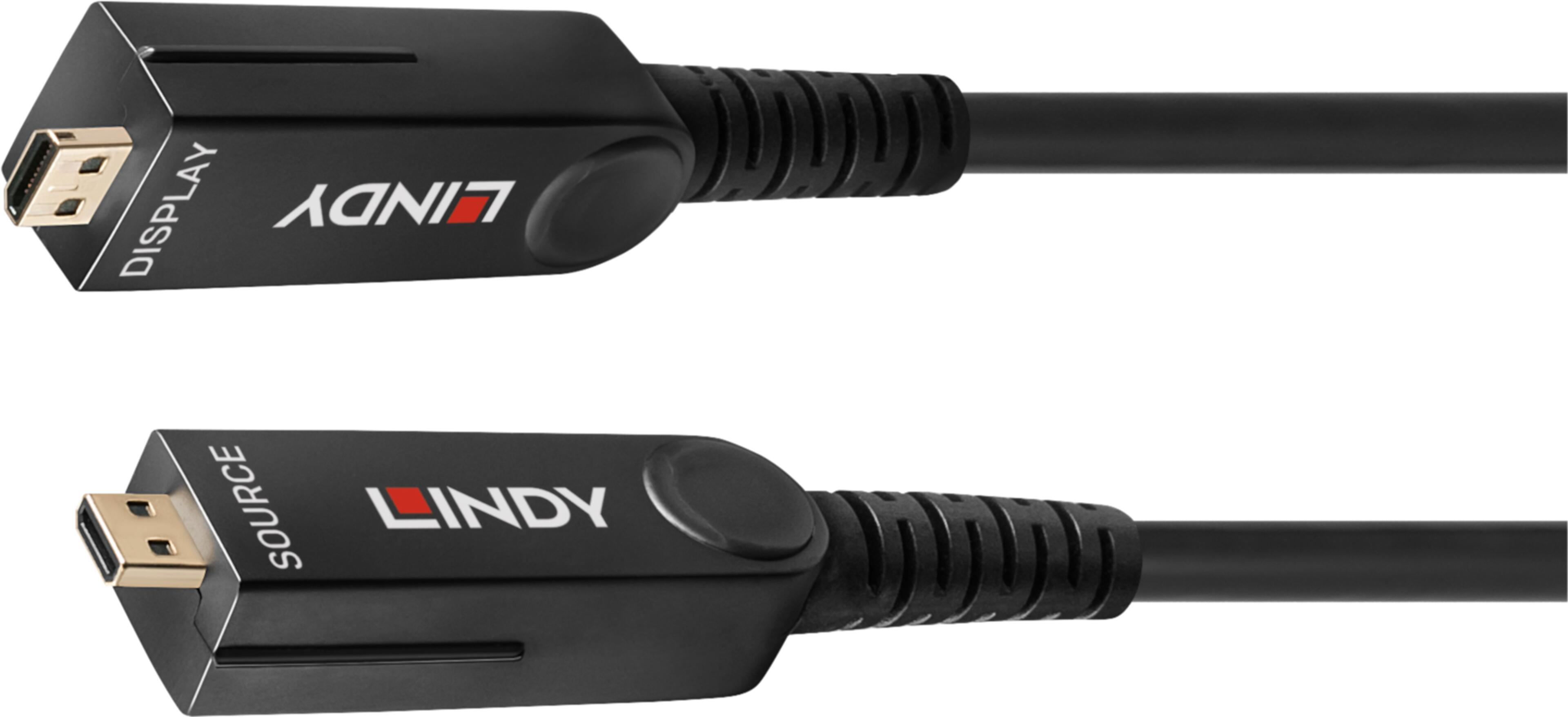 Câble hyb. LINDY microHDMI/HDMI/DVI 100m