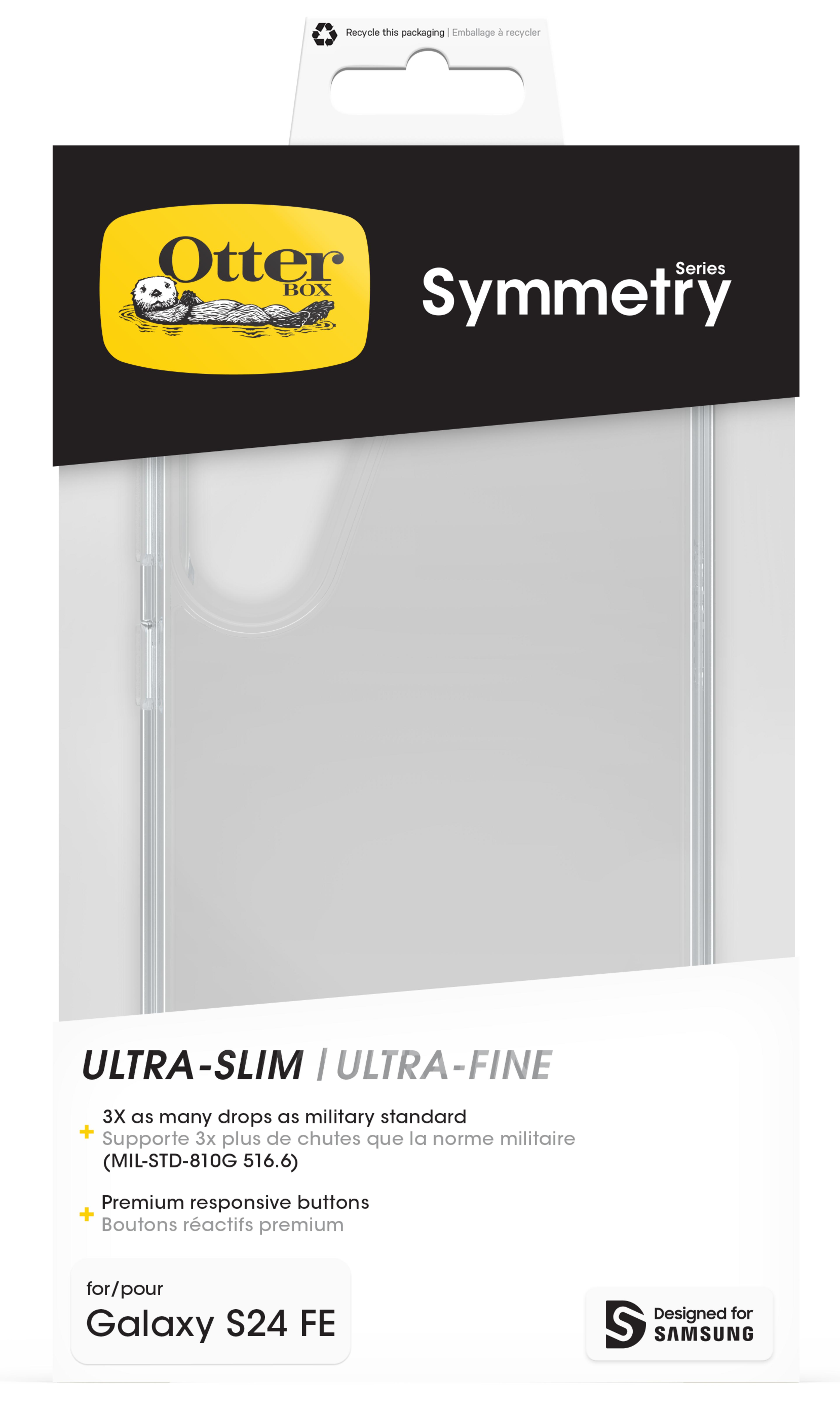 OtterBox Symmetry Galaxy S24 FE clear