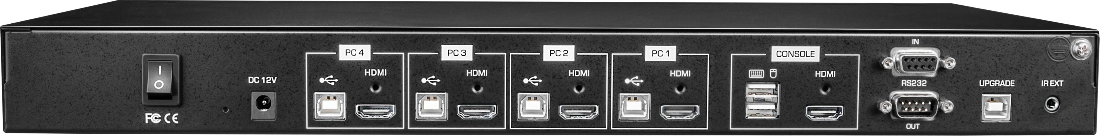 LINDY HDMI Selector 4:1 4K