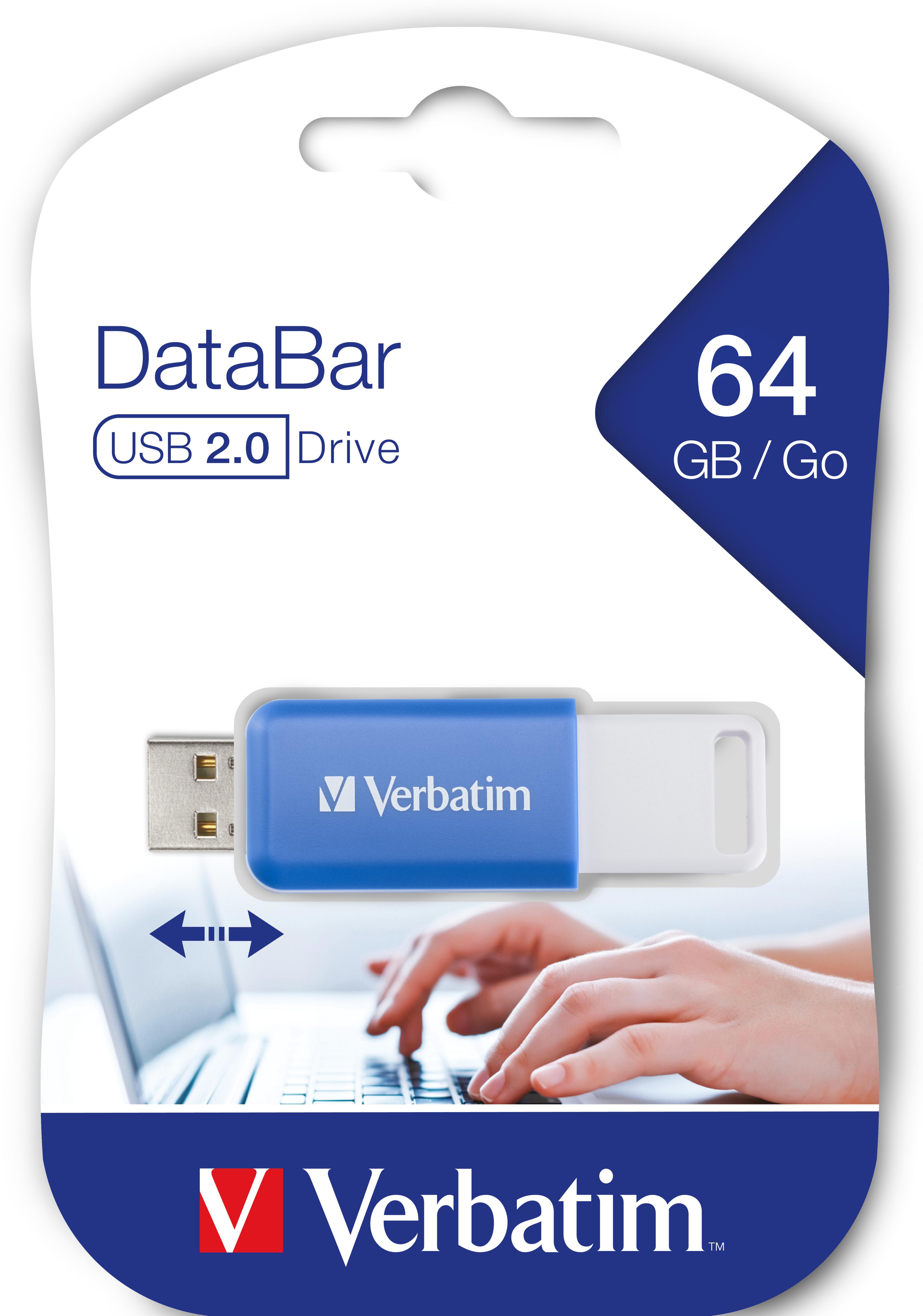 Verbatim DataBar USB Stick 64GB