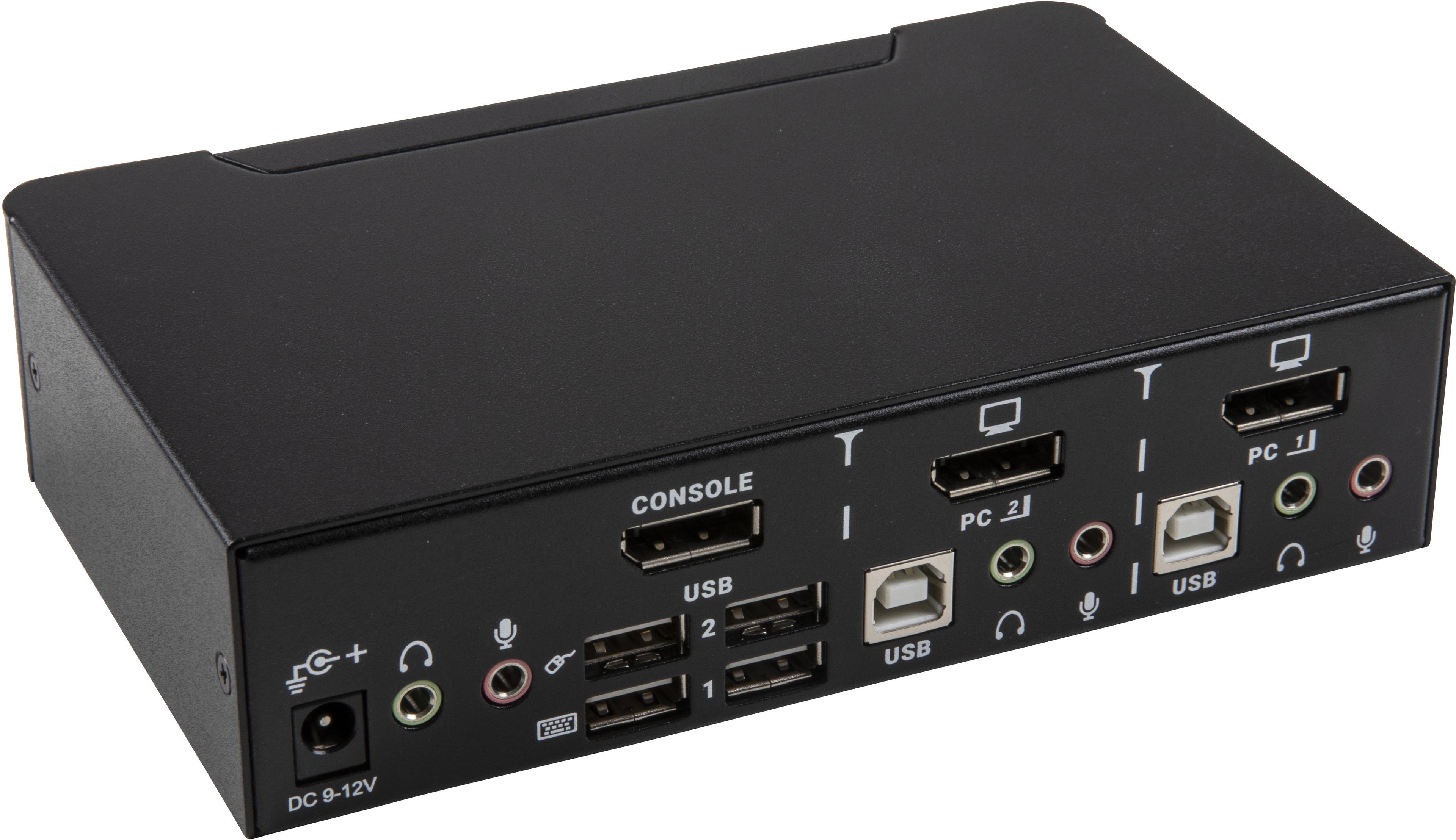 Switch KVM ARTICONA DP USB 2 puertos