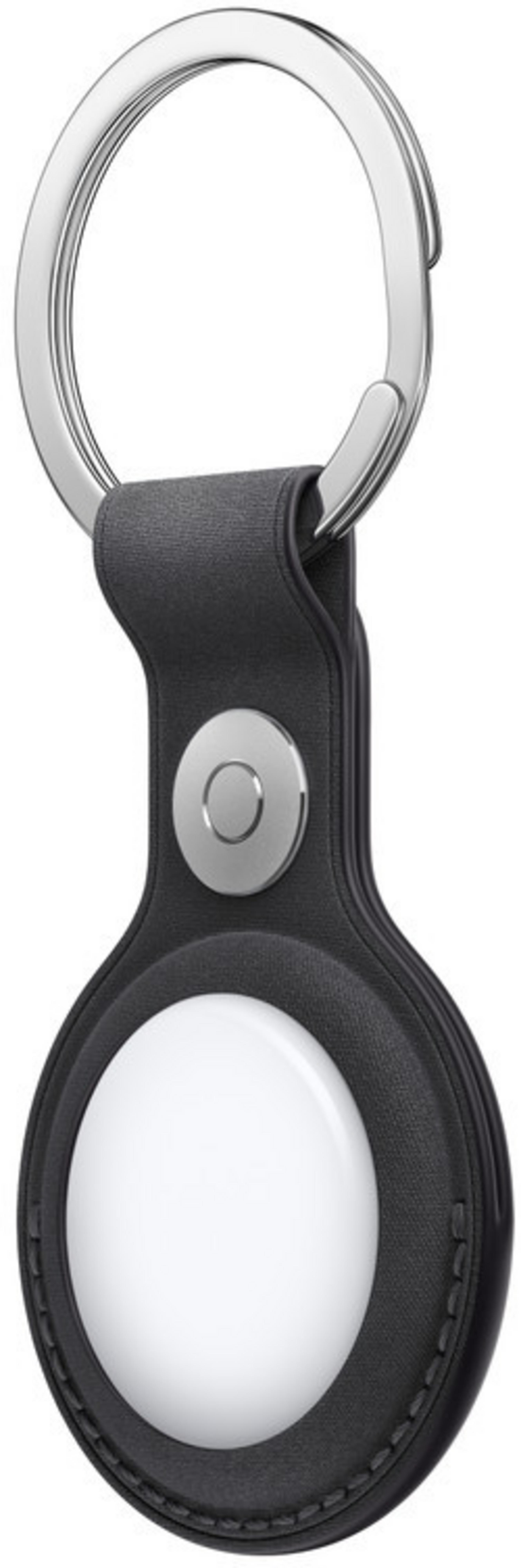 Porte-clés tissage fin Apple AirTag noir