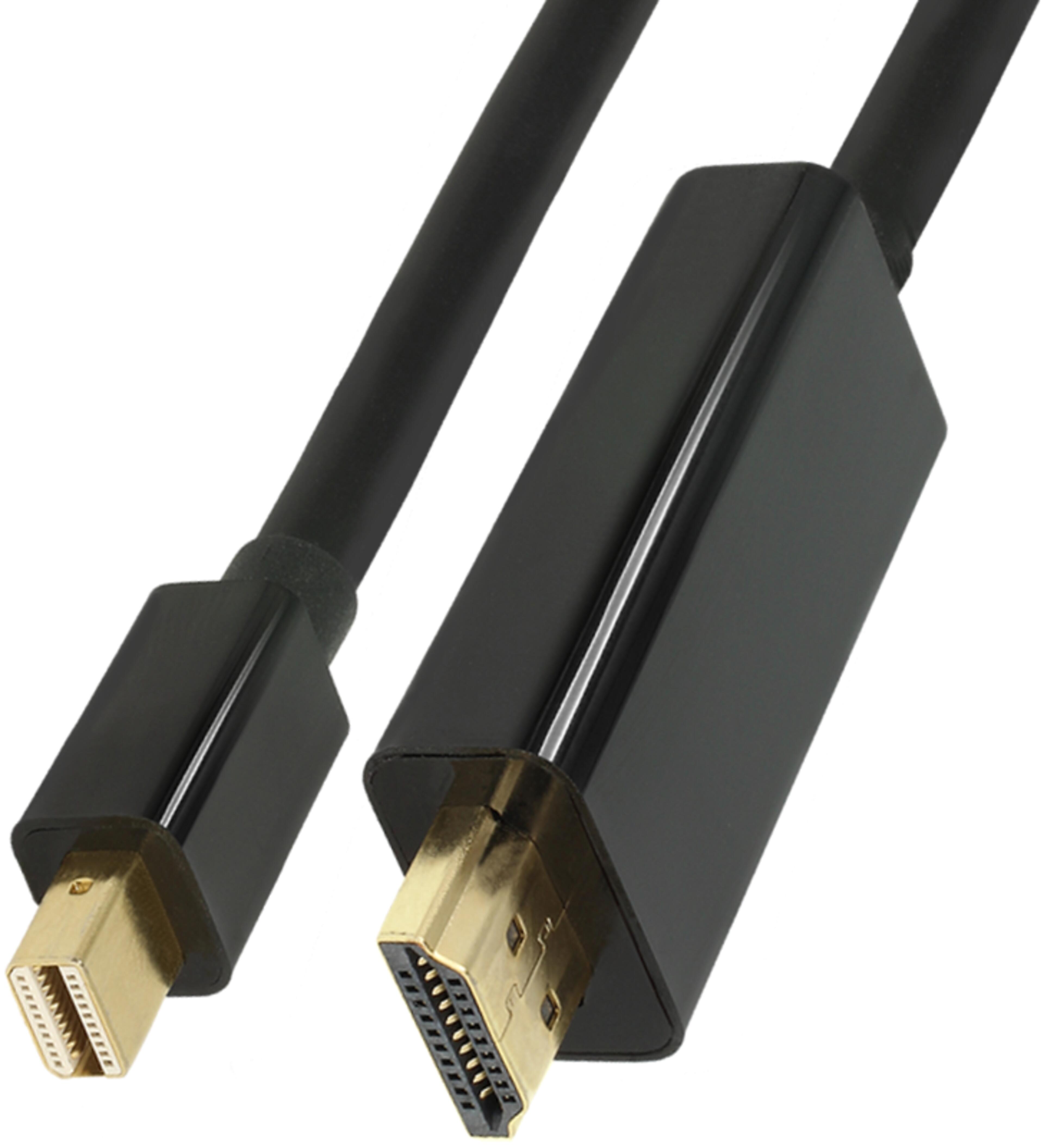 Delock Mini-DP - HDMI Kabel 3 m