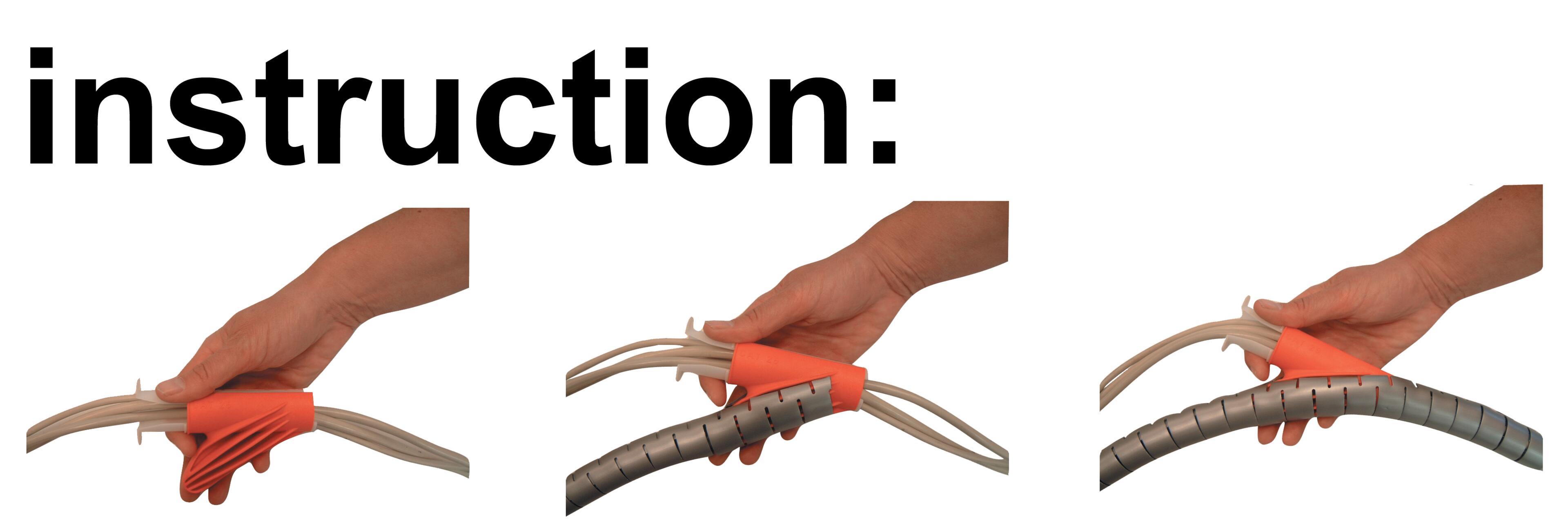 Cable Eater D=15mm 25m Silver