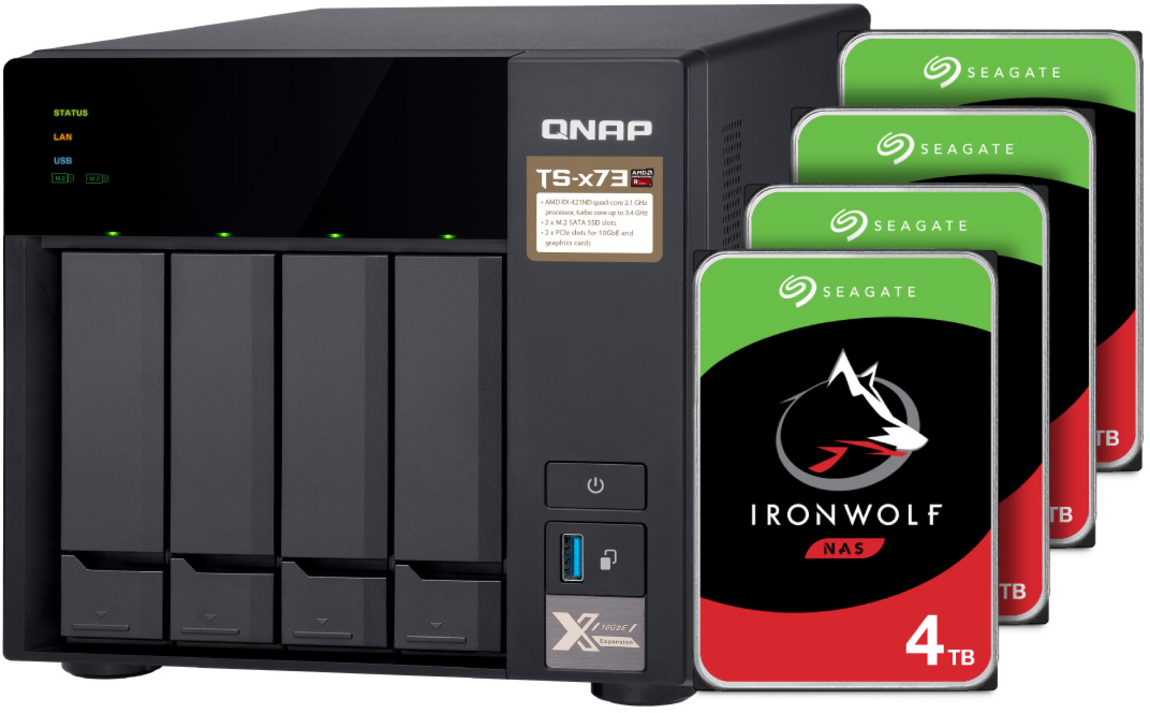 QNAP TS-473 8GB 4x4TB 4-bay NAS