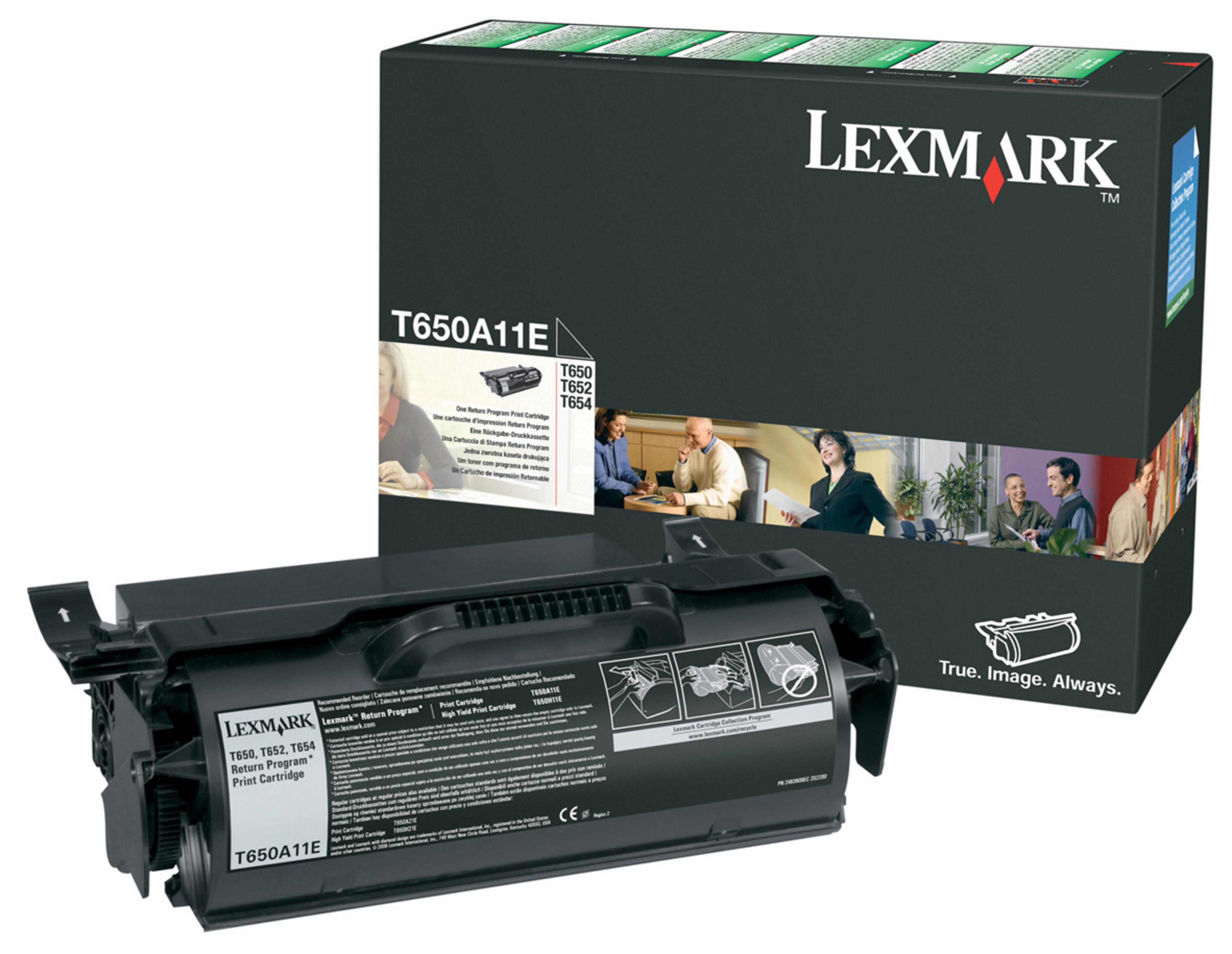 Toner Lexmark T65x/X65x, noir