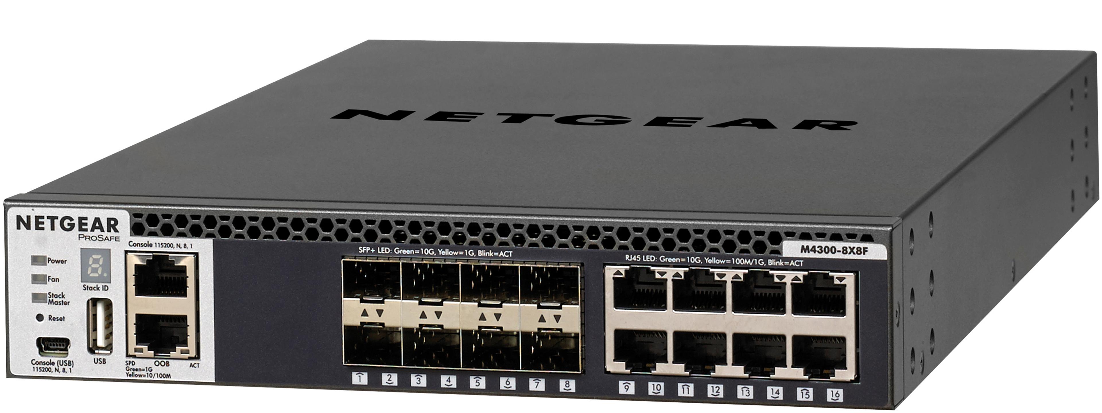 NETGEAR ProSAFE M4300-8X8F Switch