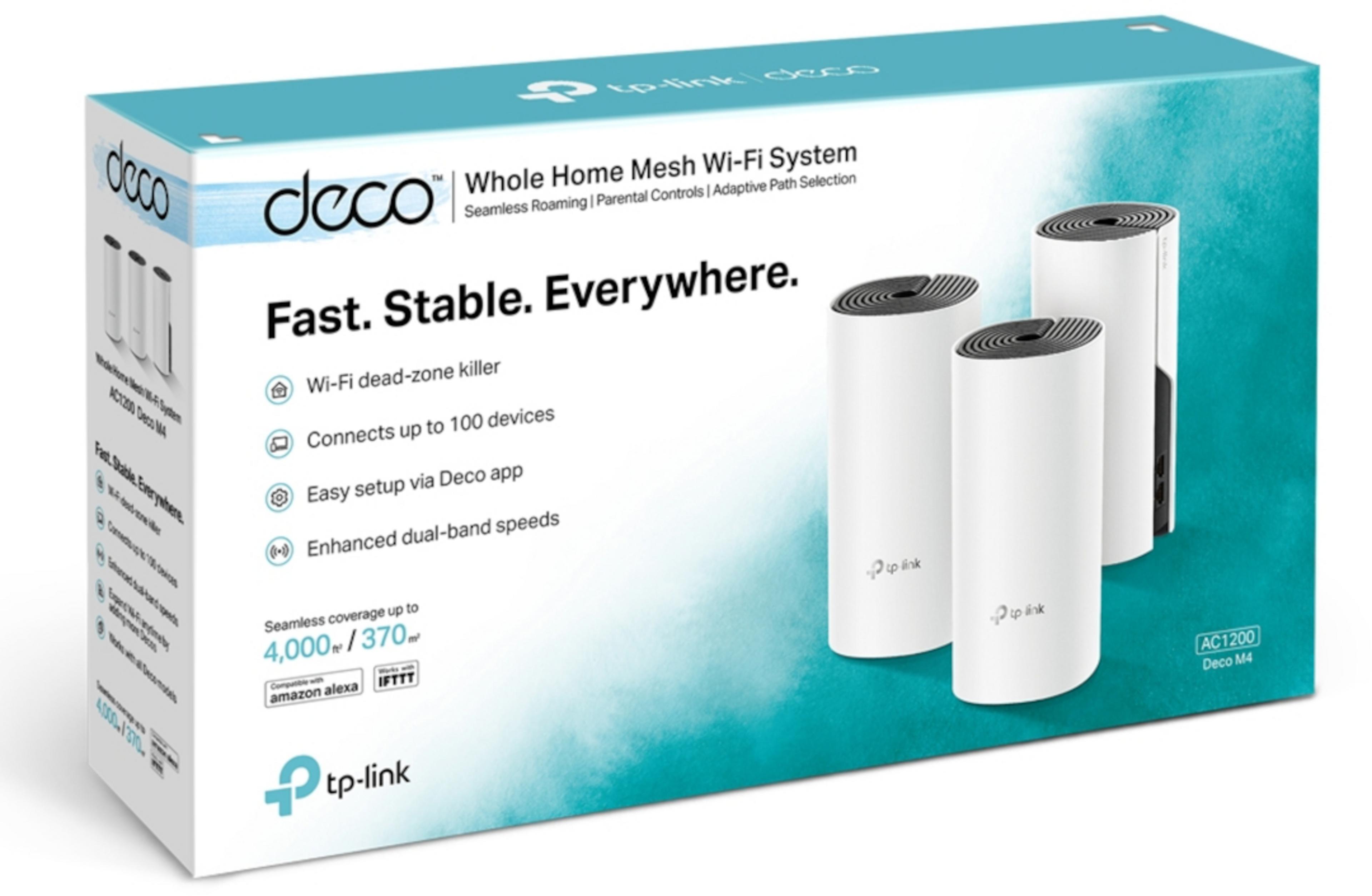 Deco M4 Mesh Wi-Fi System 3-pack