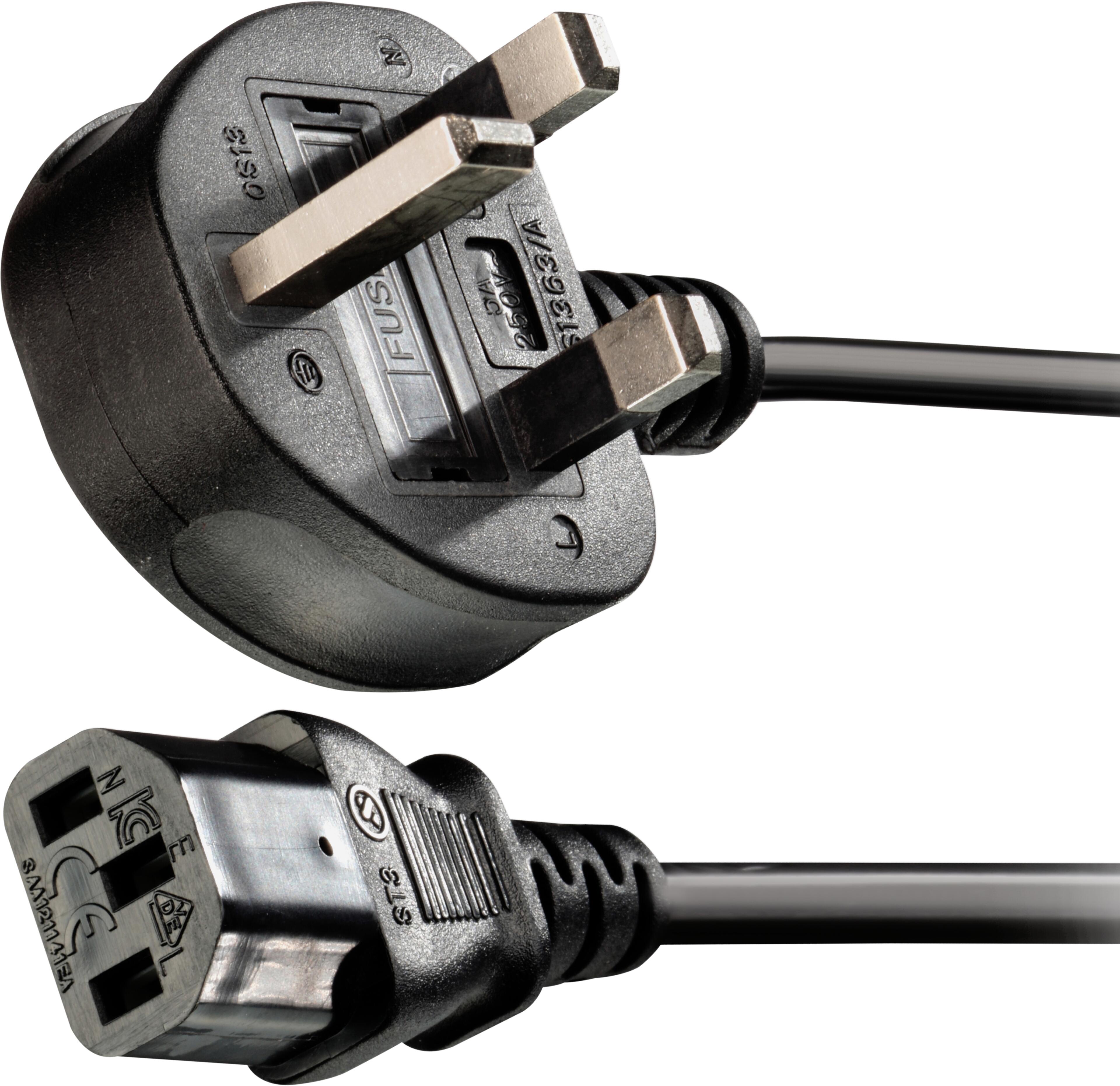 Netzkabel StromSt - C13 2 m schwarz