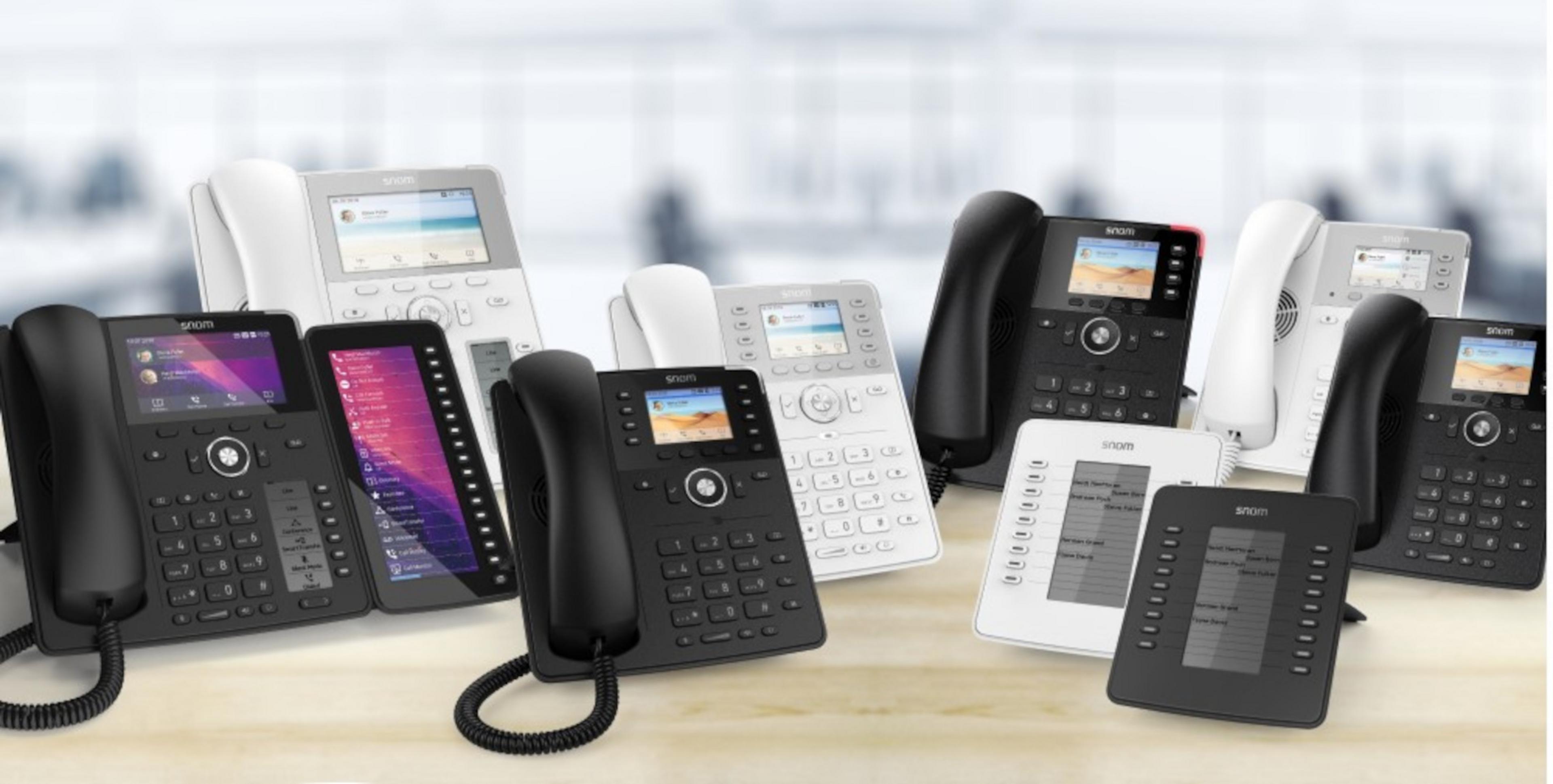 Snom D713 IP Desktop Phone Black