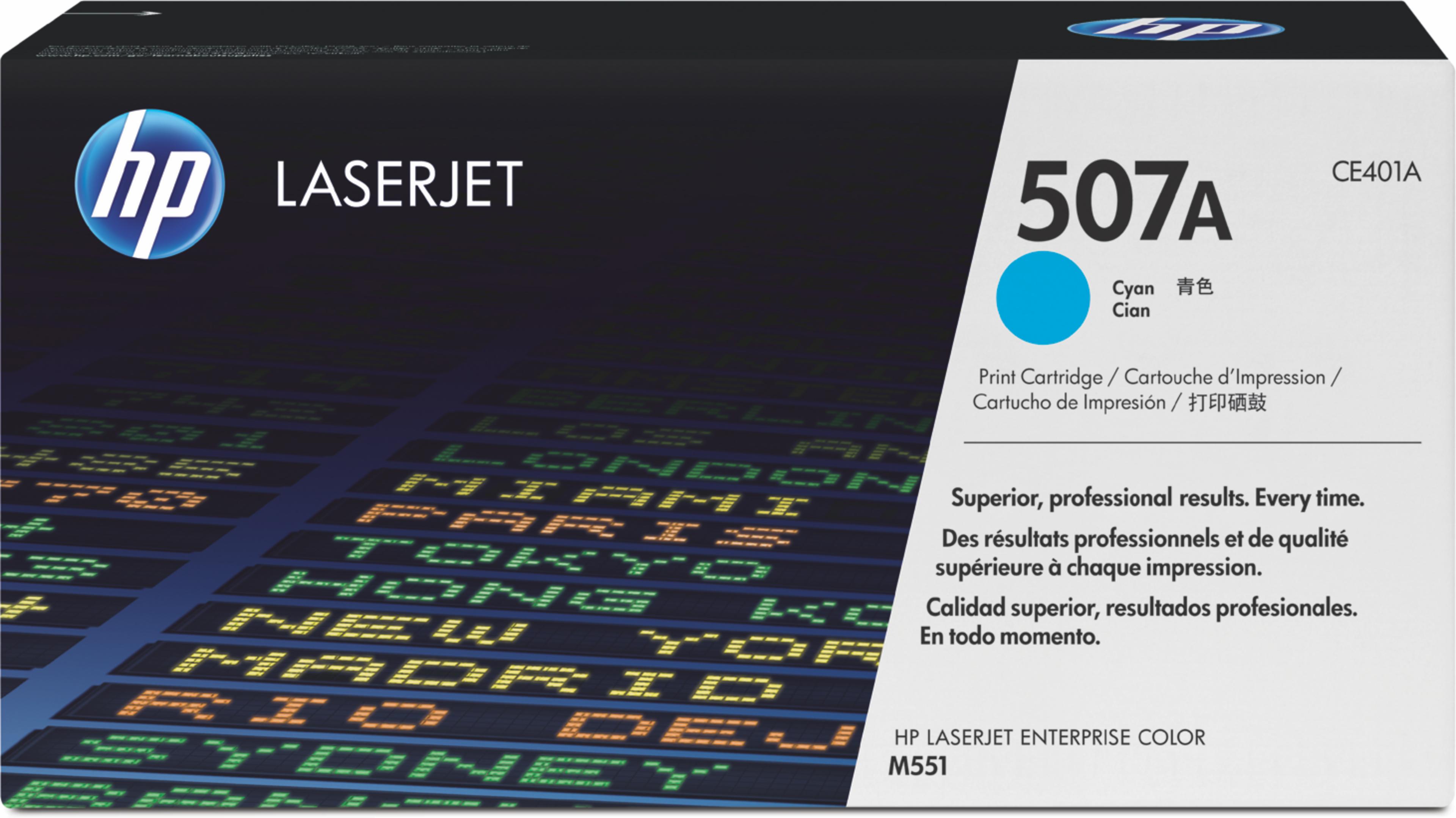 HP 507A Toner Cyan