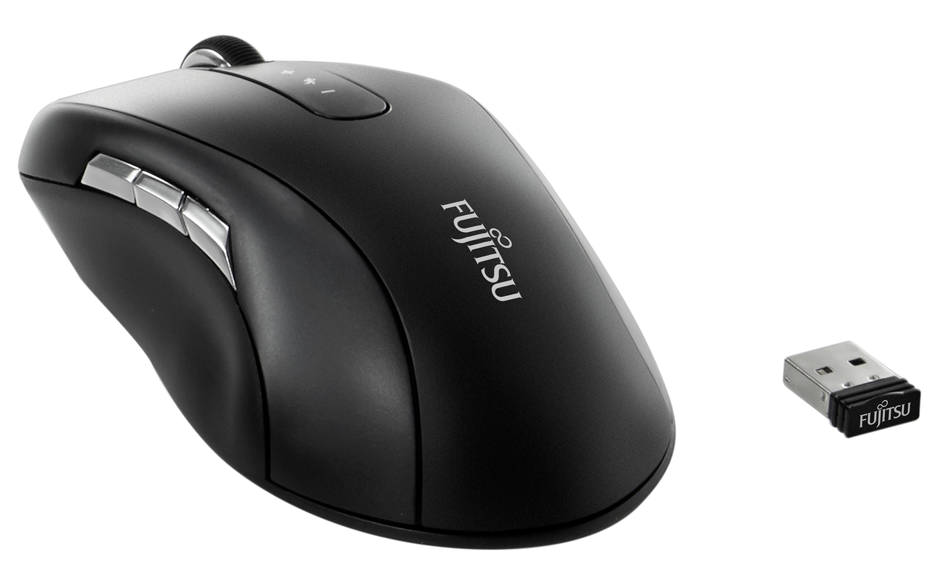 Fujitsu Wireless WI960 Blue LED Mouse