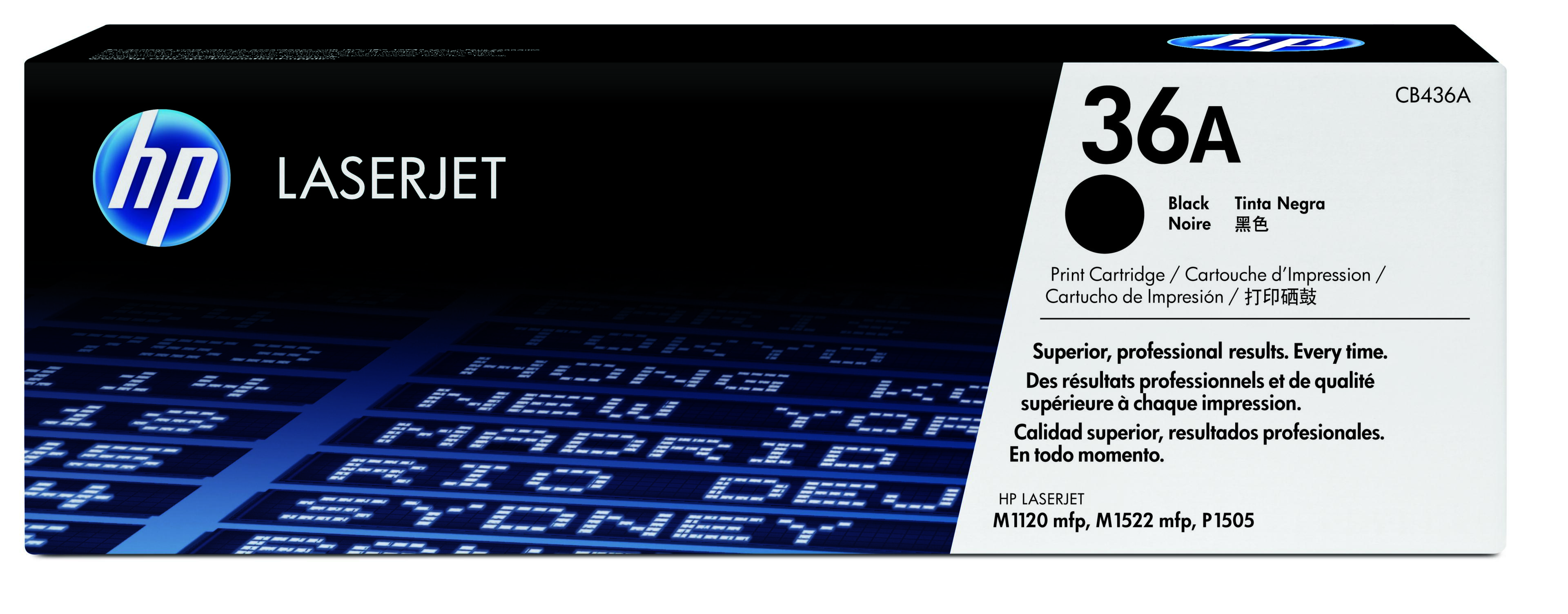HP Toner 36A, czarny