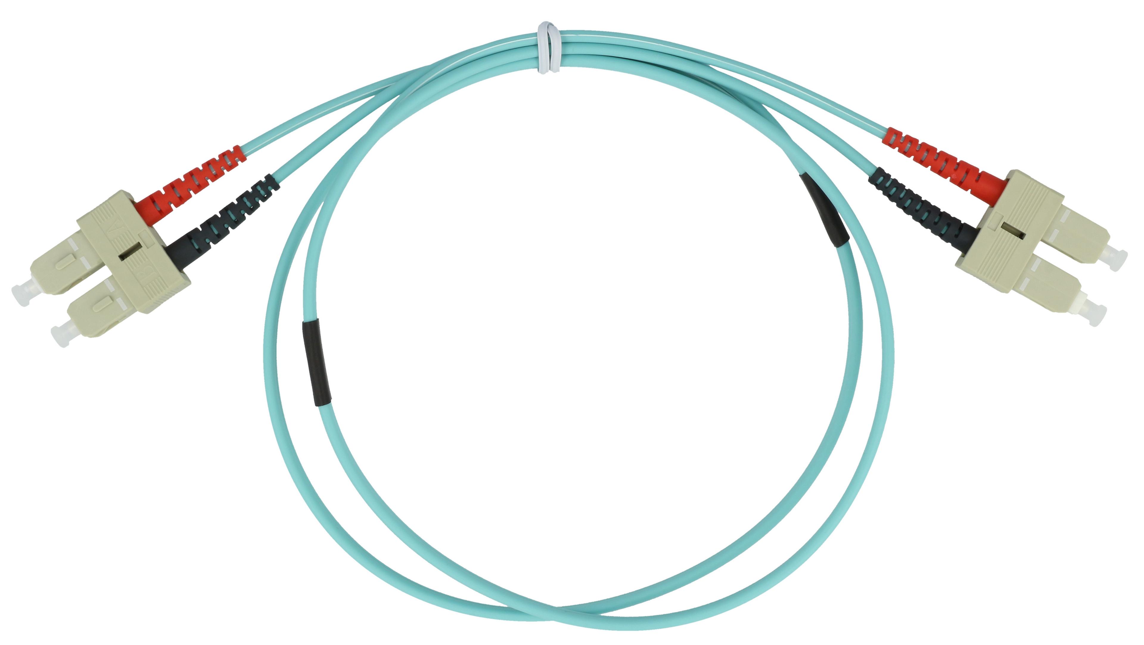 FO Duplex Patch Cable SC-SC 50/125µ 1m