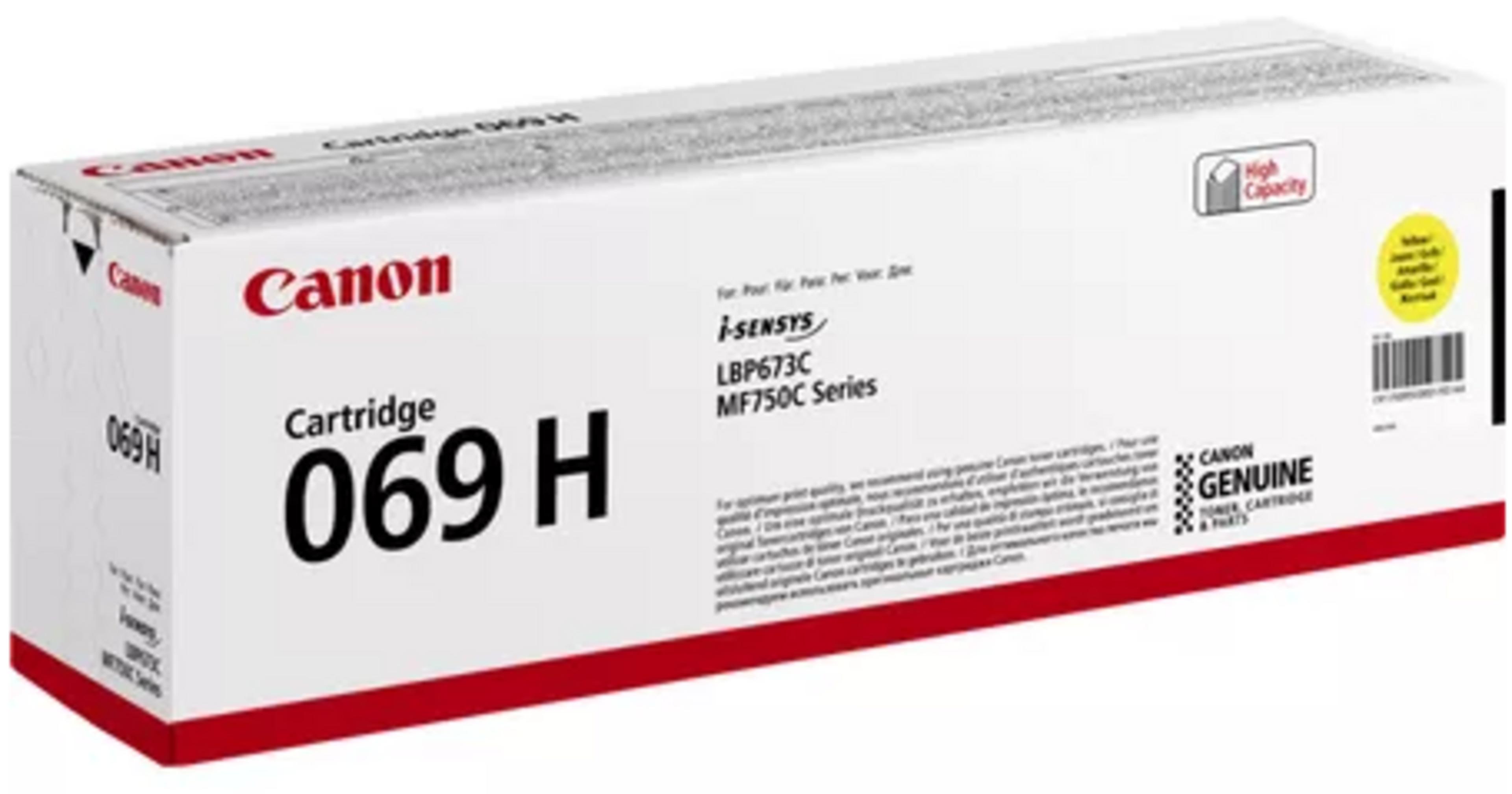 Canon 069H Toner Yellow